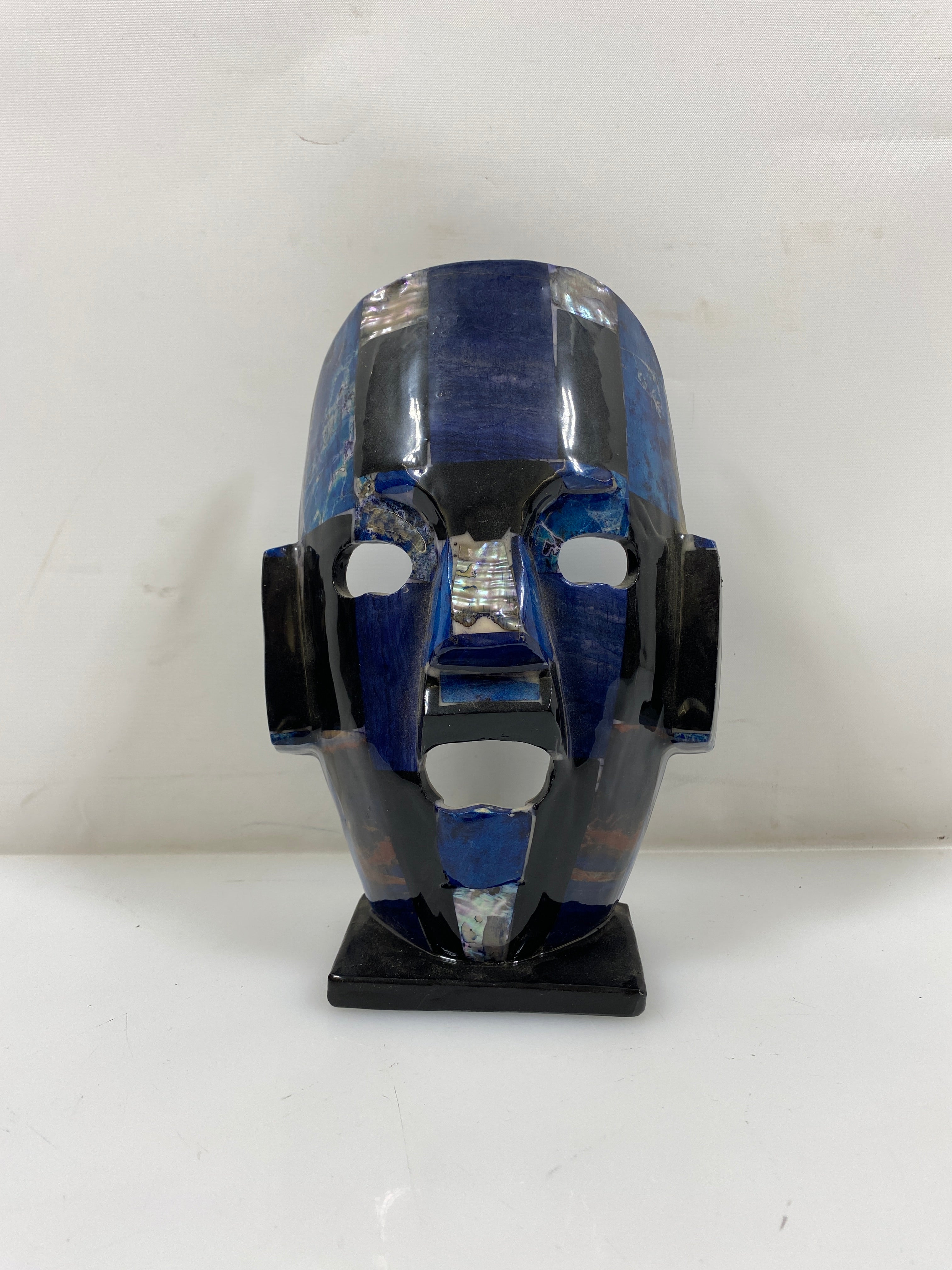 Folk Art Mosaic Ceramic Mask