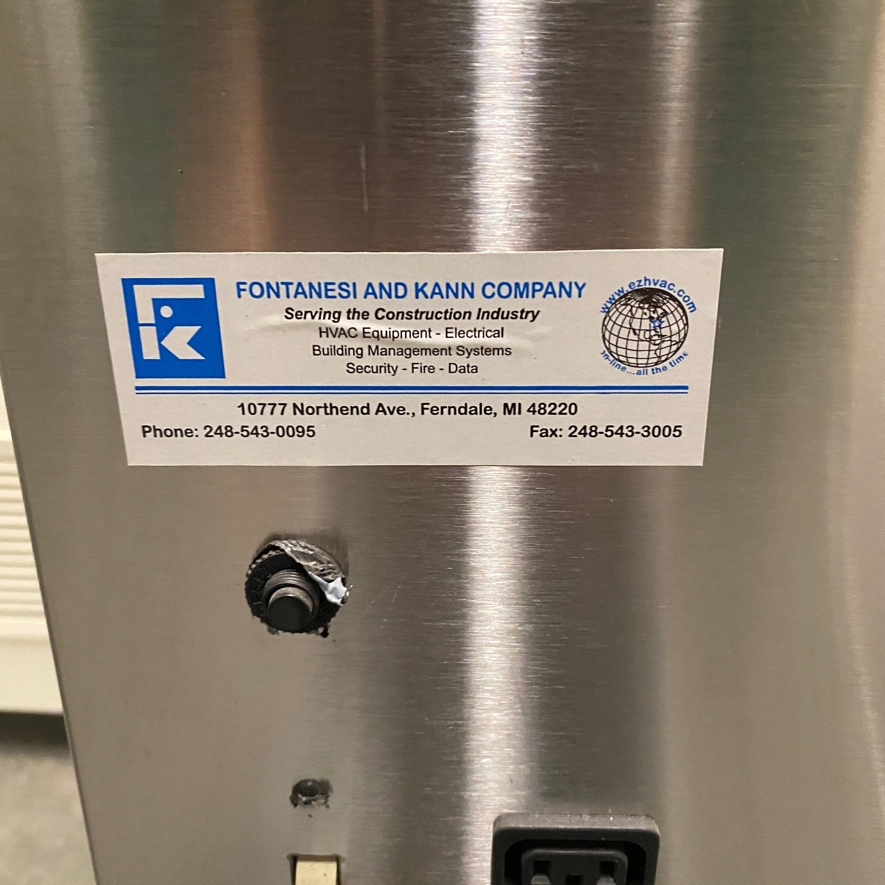 Fontanesi and Kann Co. Stainless Steel Industrial Air Purifier
