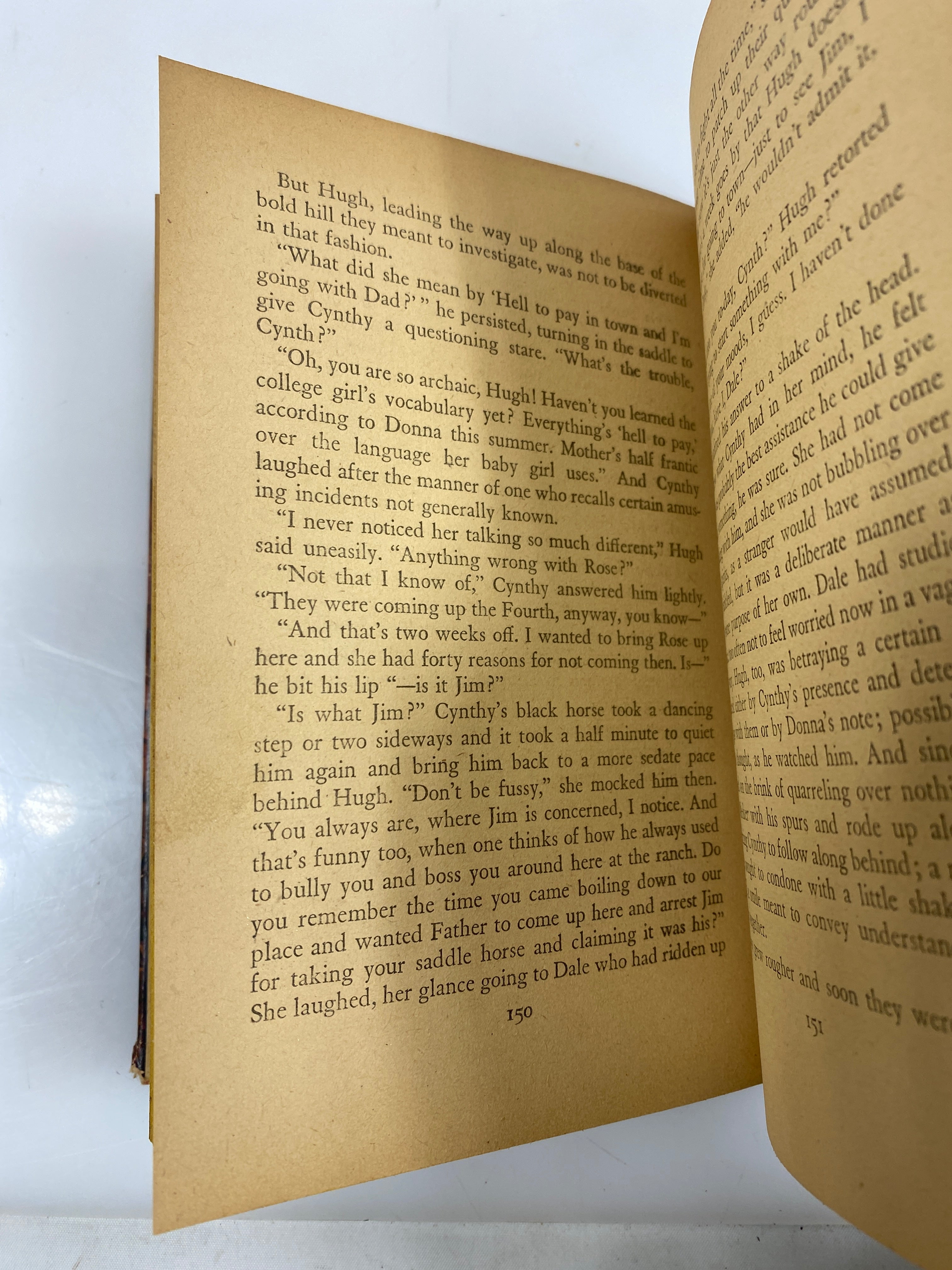 Fool's Goal B.M. Bower Triangle Books 1947 HCDJ