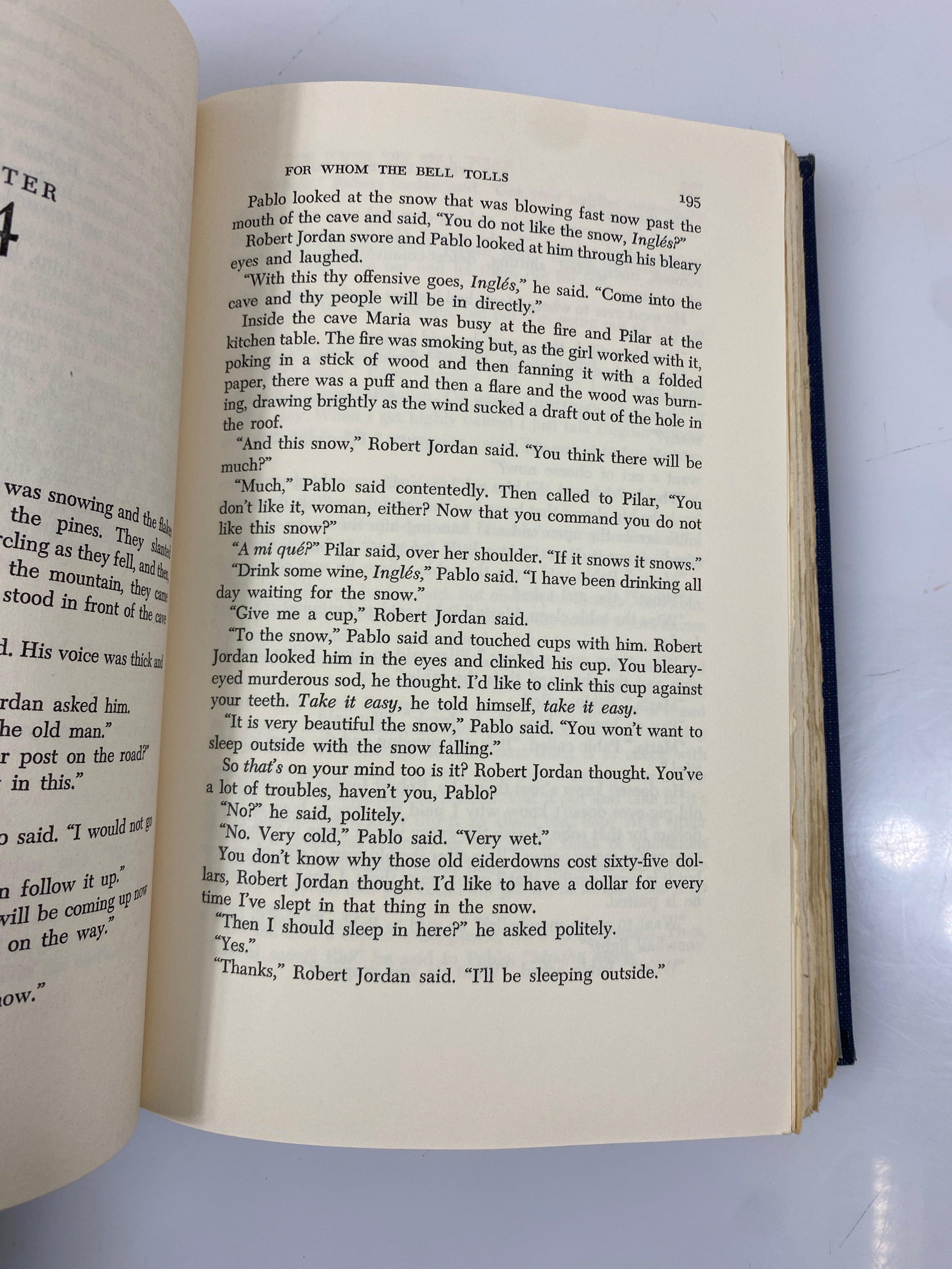 For Whom the Bell Tolls by Hemingway Charles Scribner's Sons 1940 HC