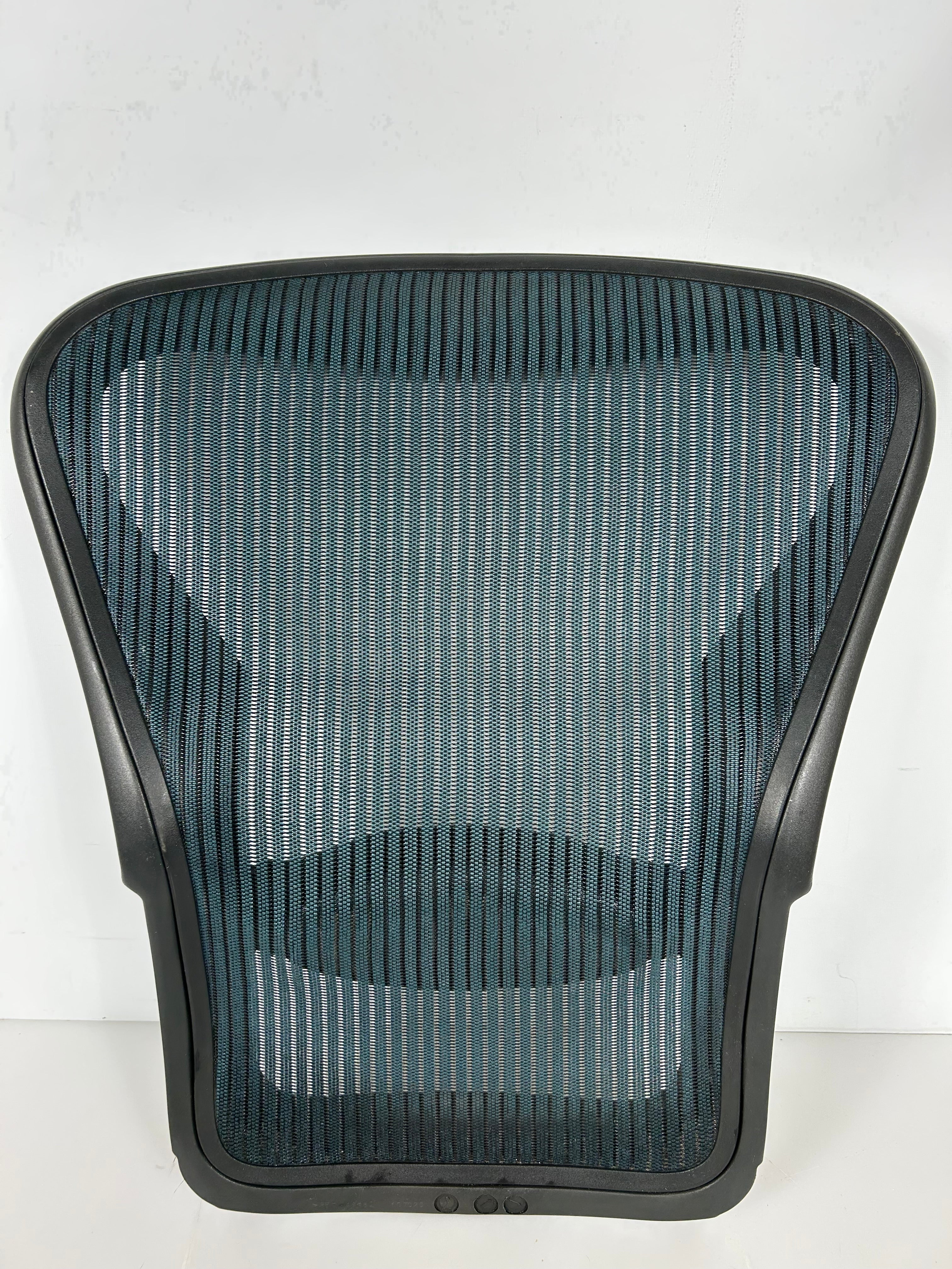 Forest Green Herman Miller Aeron Seat Back With Lumbar Pad Size B