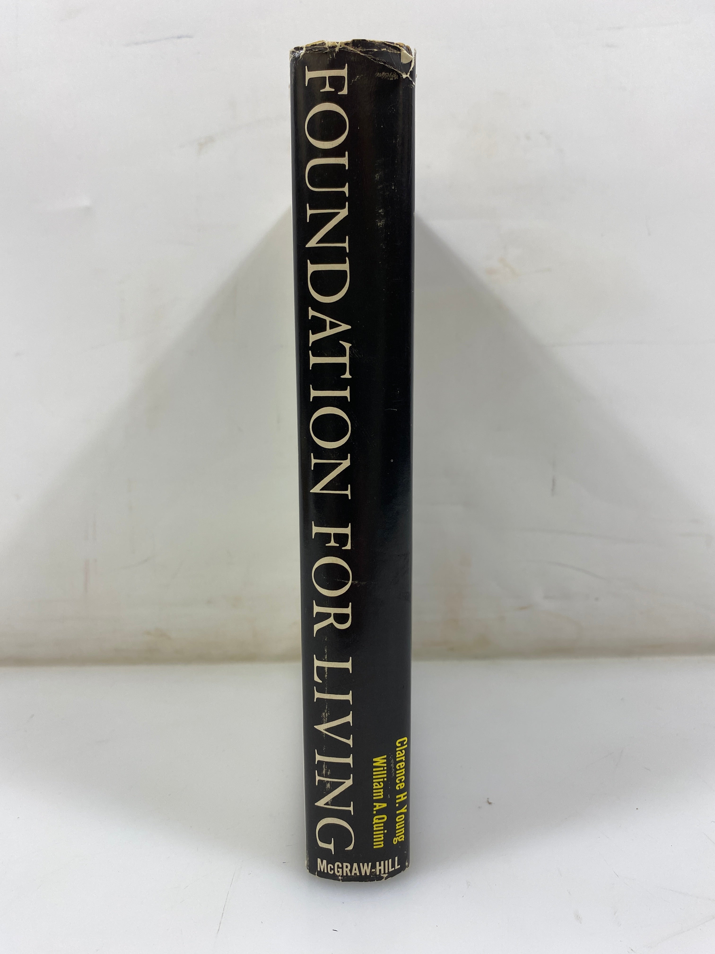 Foundation For Living by Young/Quinn McGraw-Hill 1st Ed. 1963 HCDJ