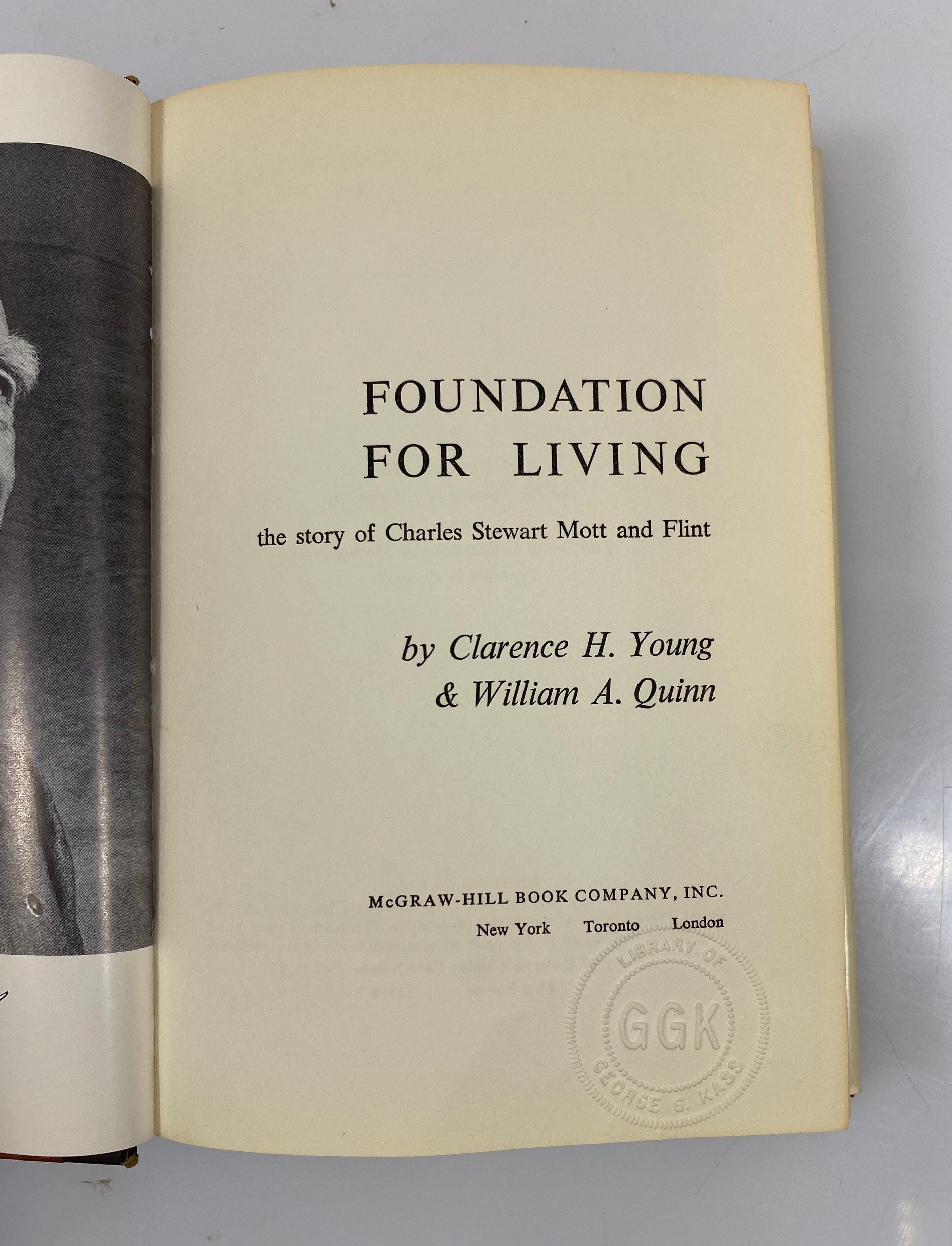 Foundation For Living by Young/Quinn McGraw-Hill 1st Ed. 1963 HCDJ
