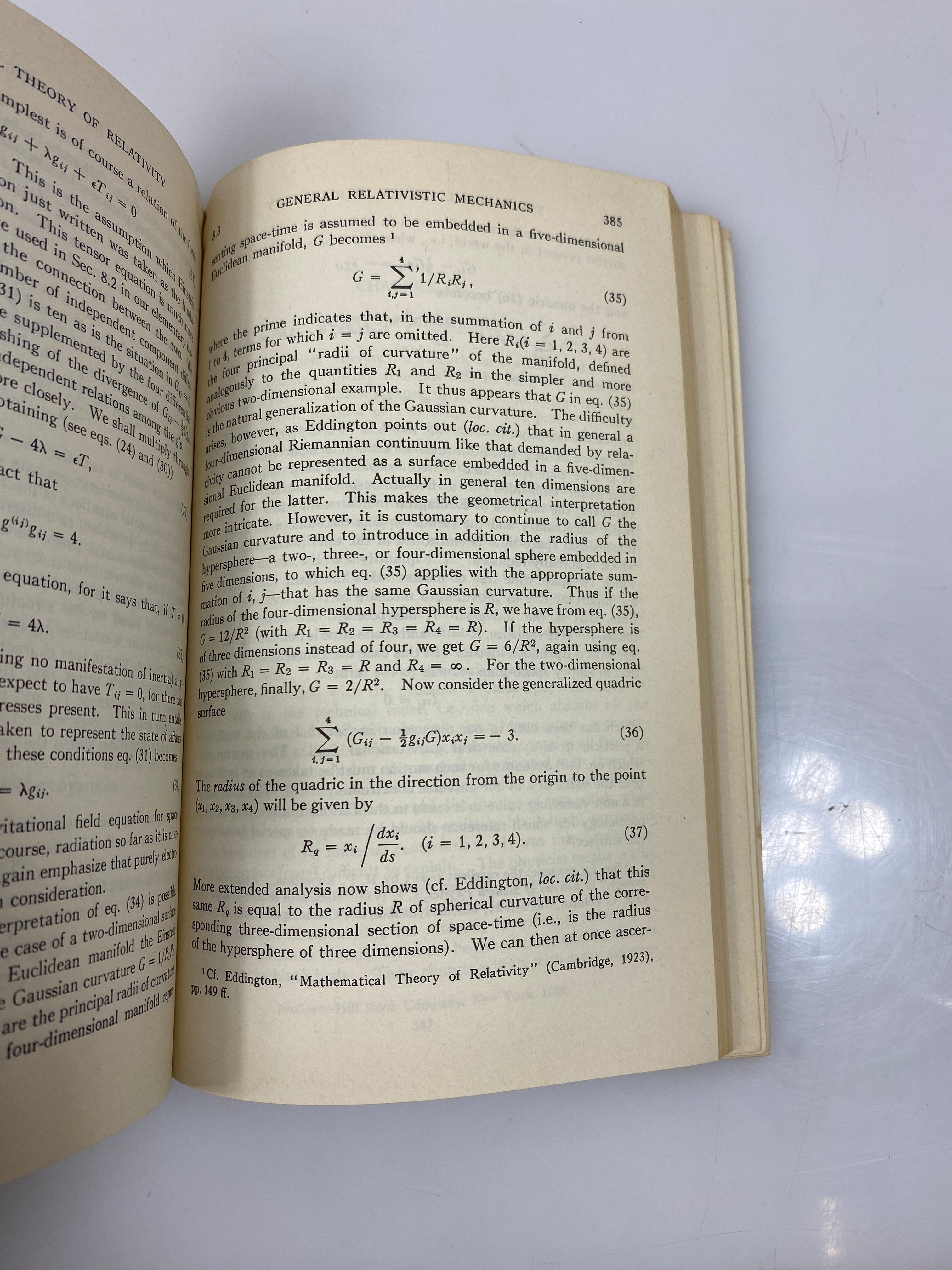 Foundations of Physics by Lindsay/Margenau 1957 SC