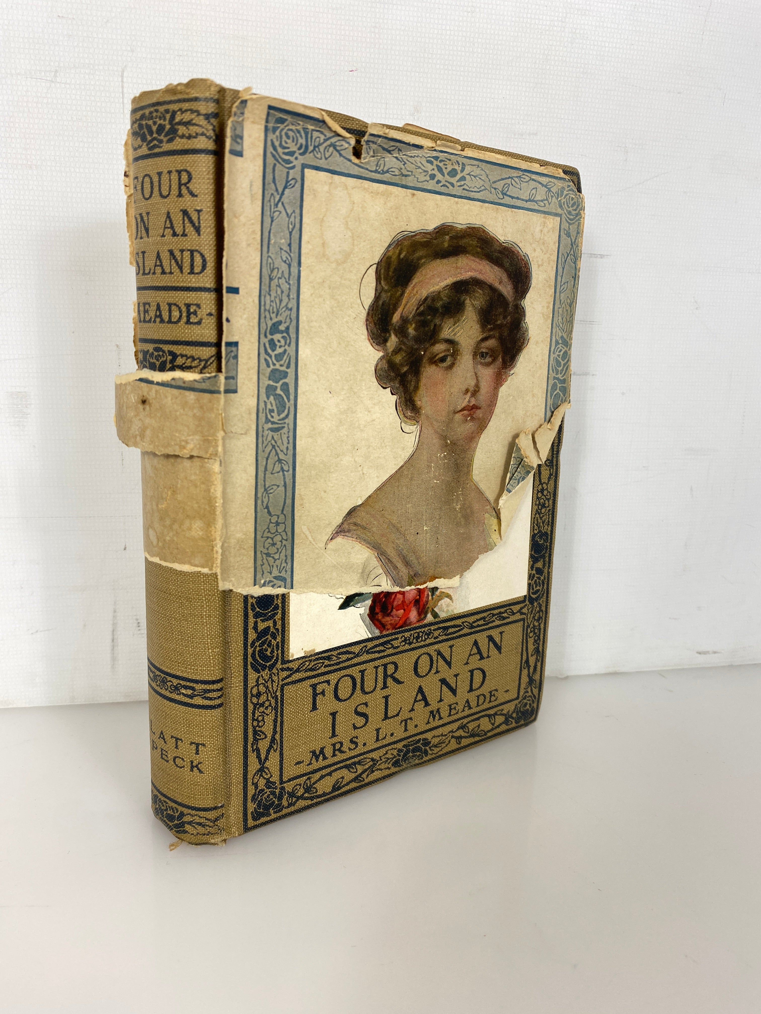 Four on an Island A Book for the Little Folks by Mrs. L.T. Meade Antique HC