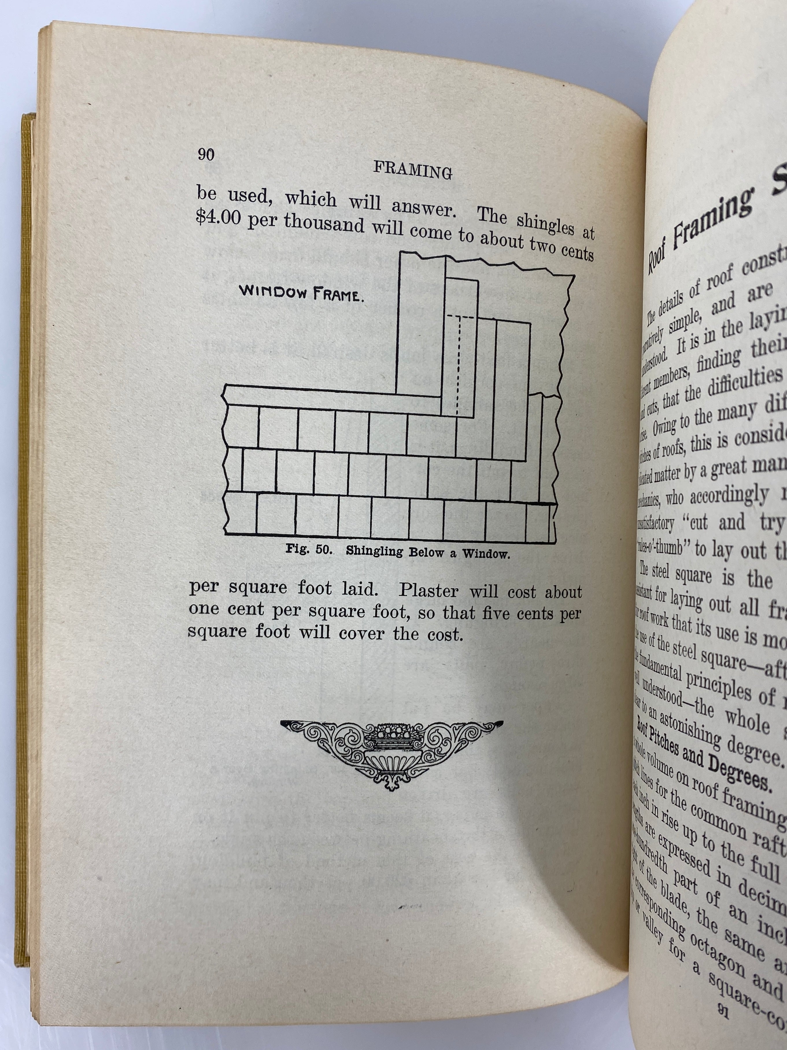 Framing House/Barn/Roof by Radford 1909 Illustrated Antique HC