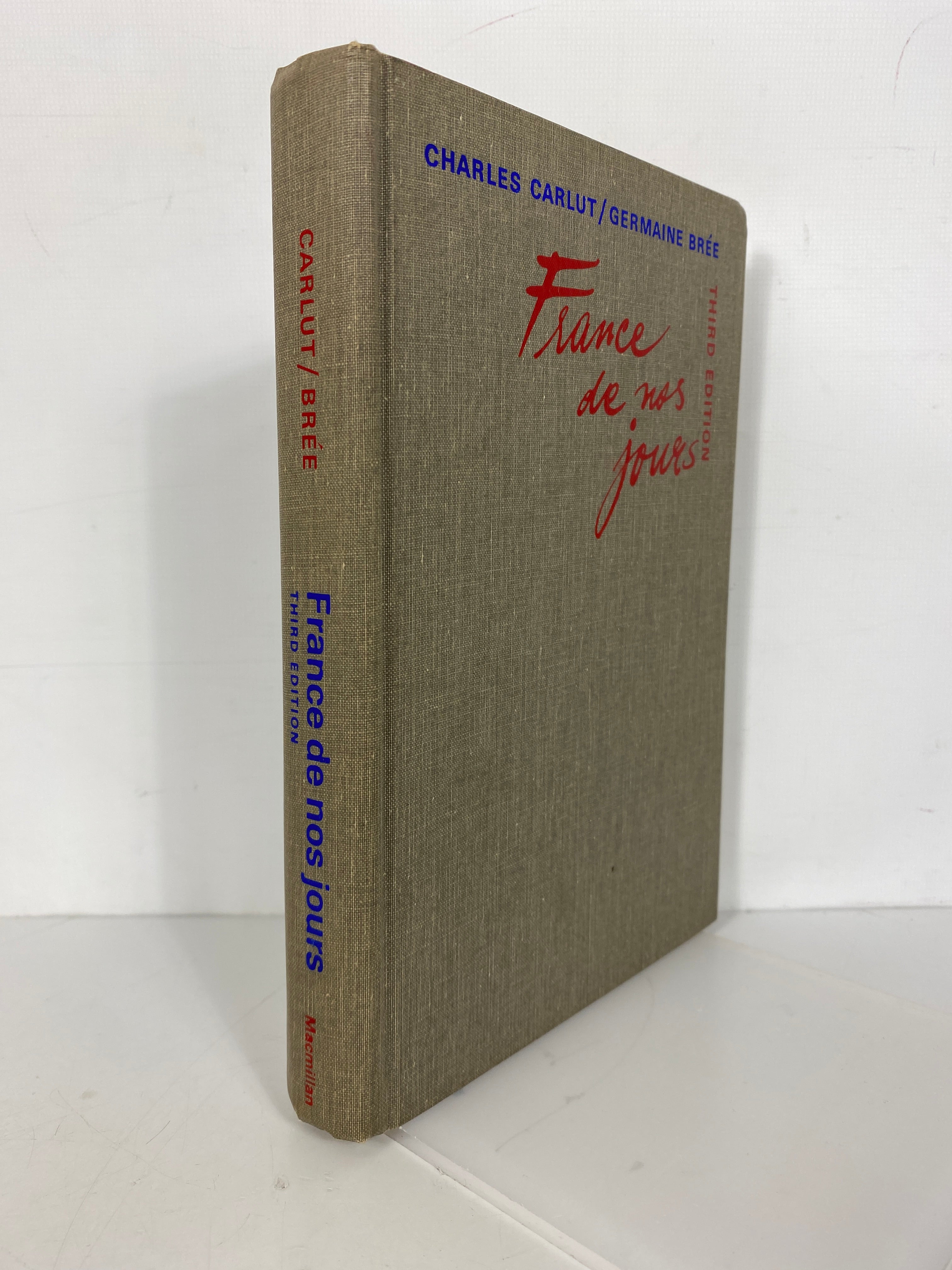France de Nos Jours by Carlut/Bree 3rd Edition 1968 HC