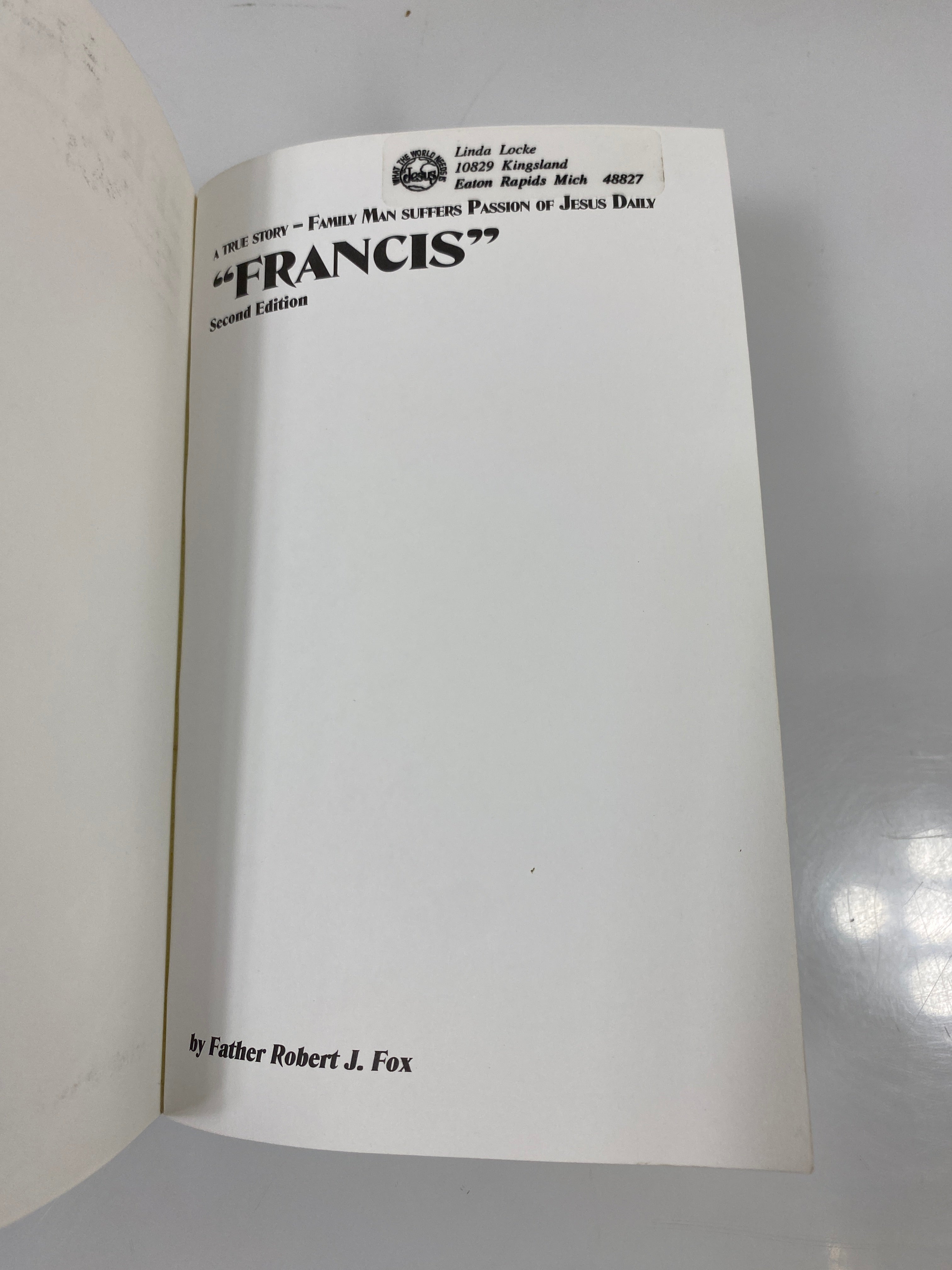 "Francis" by Robert Fox 2nd Edition 1999 SC