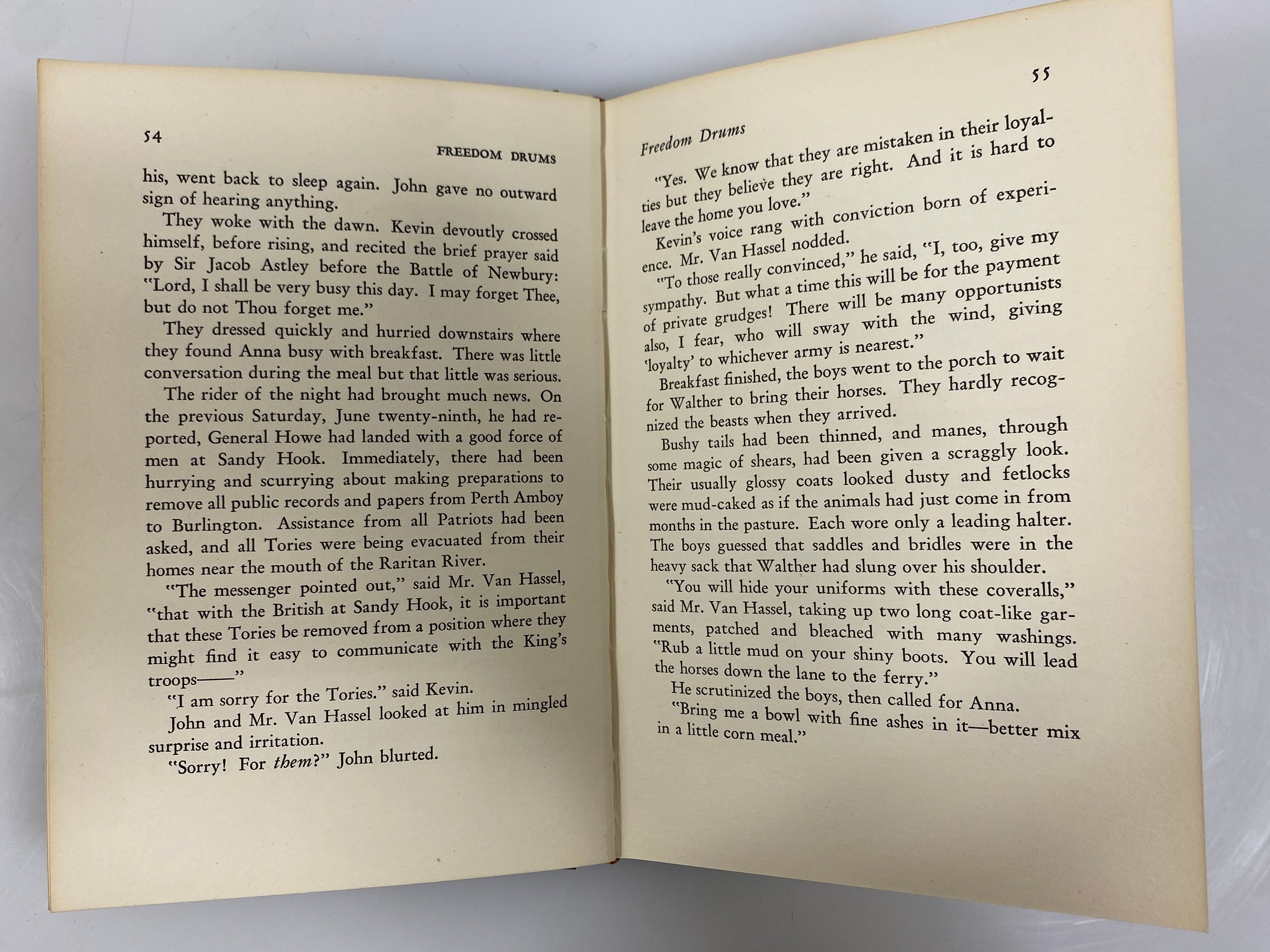 Freedom Drums by Eva K. Betz 1950 First Edition HC DJ