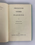 Freedom Under Planning by Barbara Wootton 1946 Second Impression Vintage HC