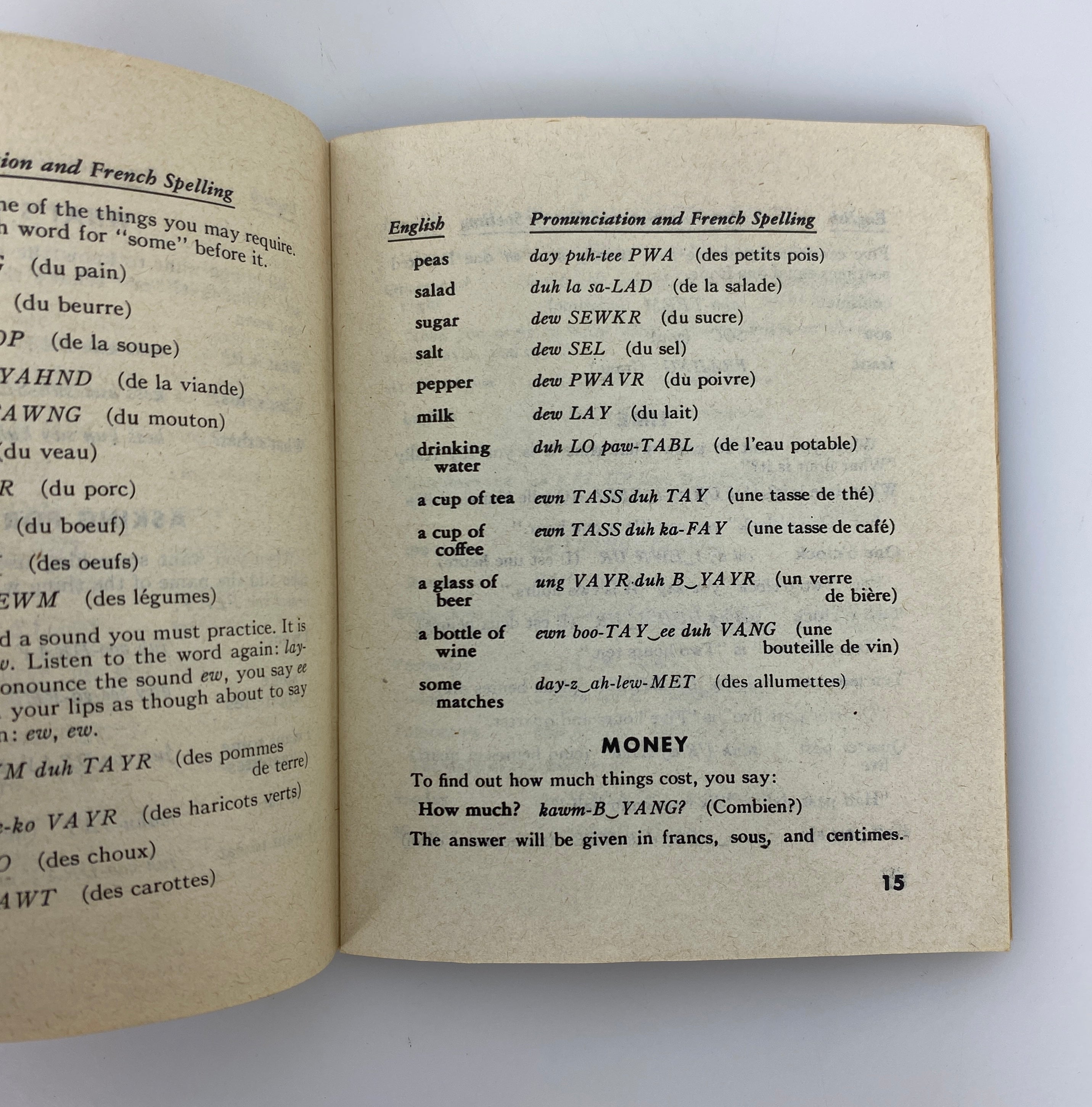 French Introductory Series Language Guide TM 30-302 1943 War Department SC