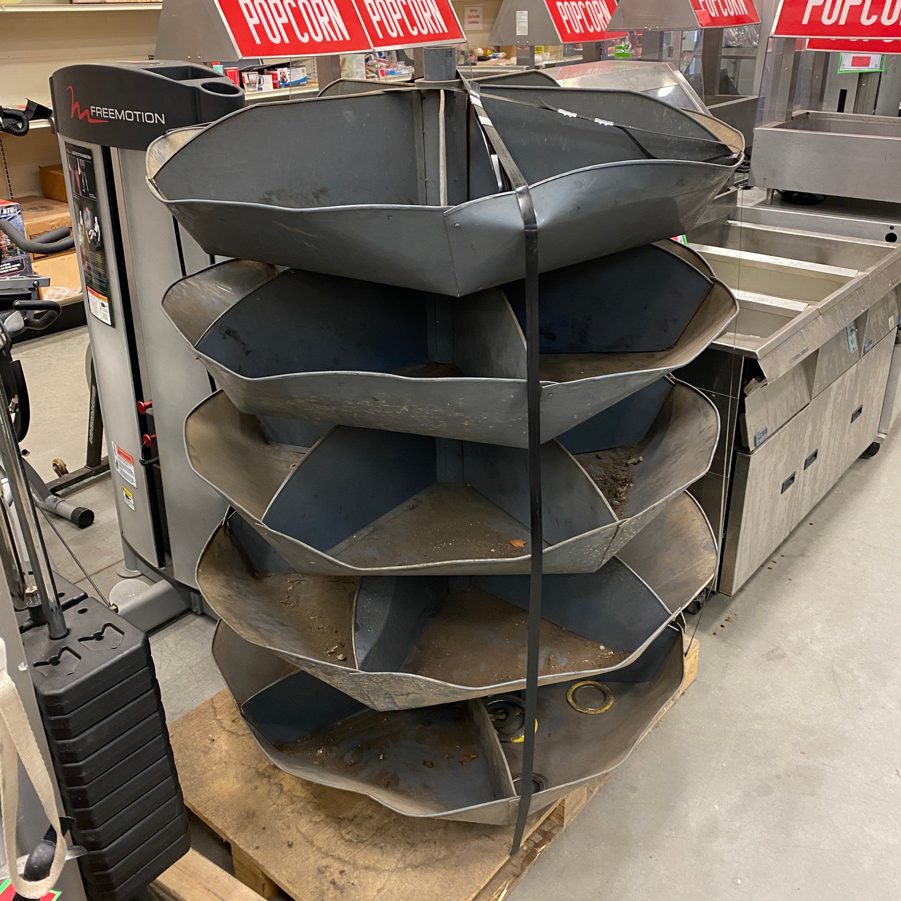 Frick-Gallagher Metal Rotating Parts Bin/Storage