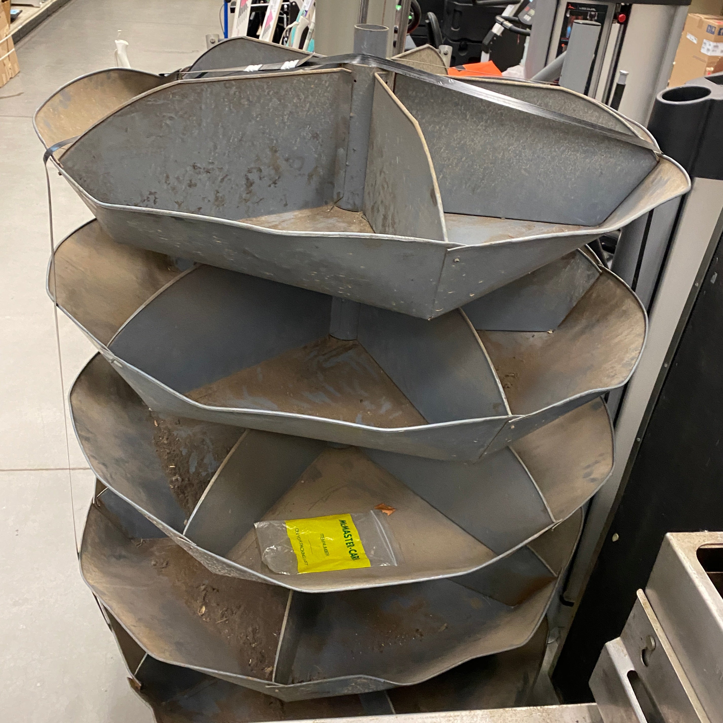 Frick-Gallagher Metal Rotating Parts Bin/Storage