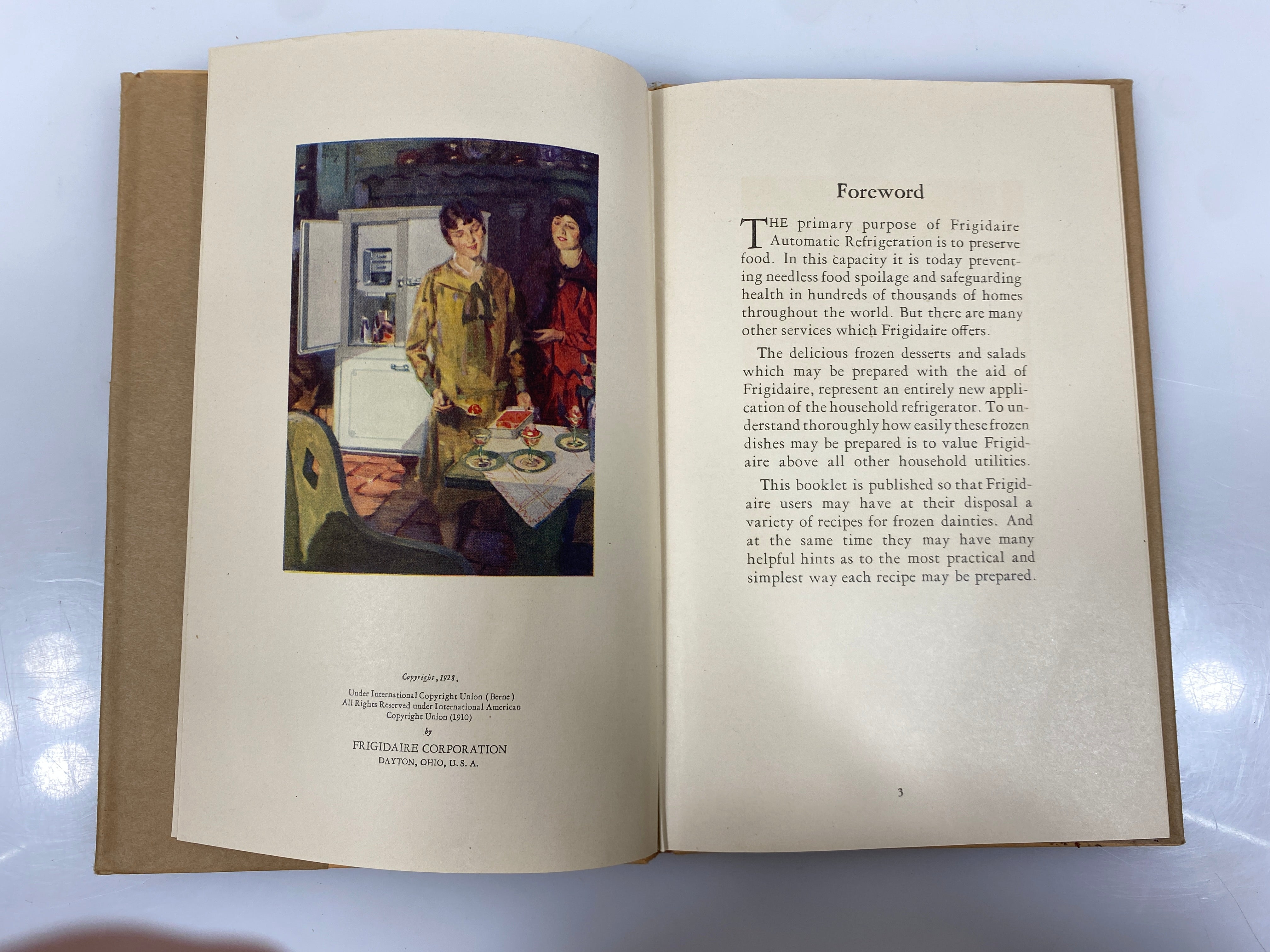 Frigidaire Recipes Frigidaire Corporation 1928 HCDJ