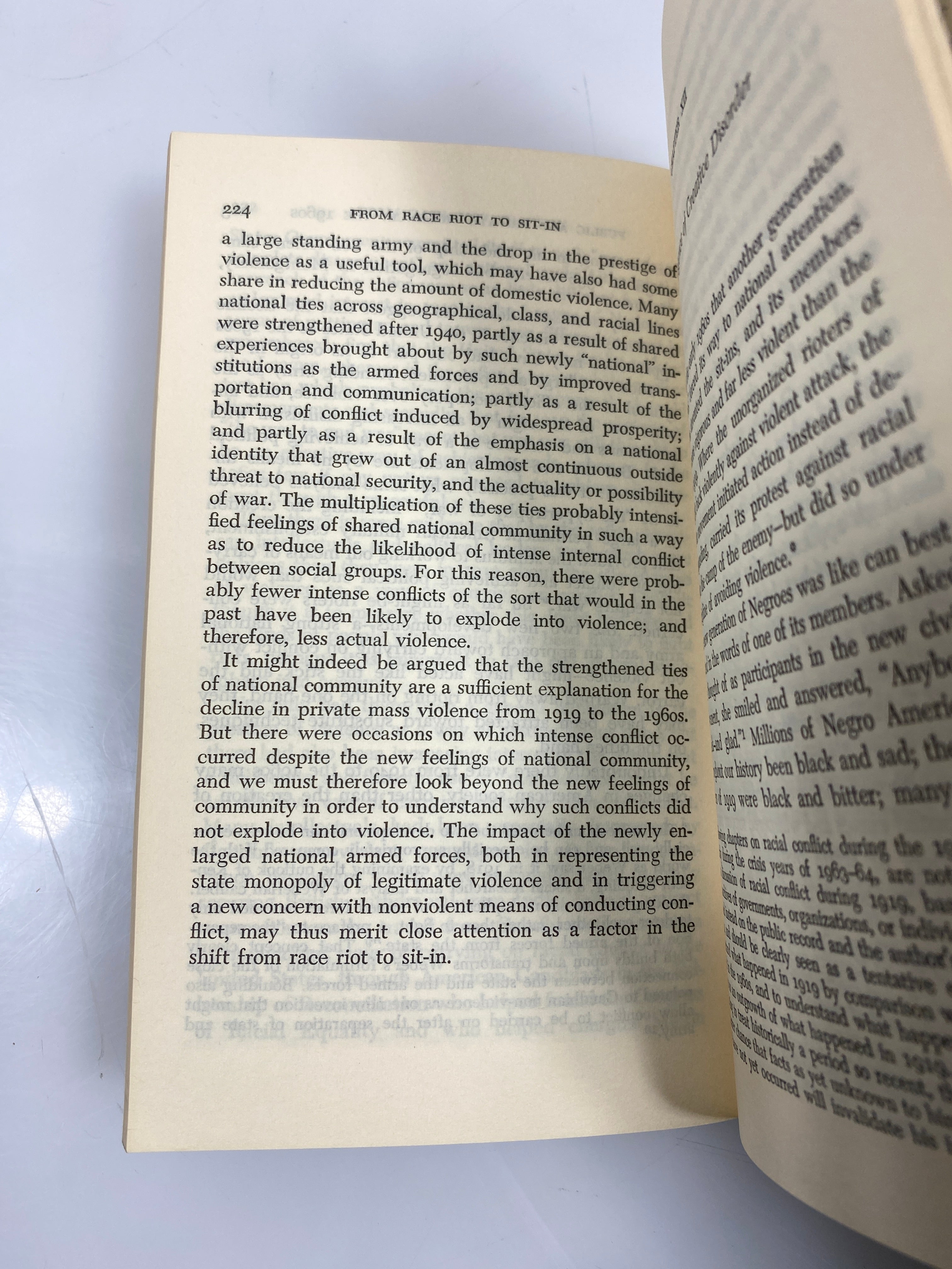From Race to Riot 1919-1960s by Waskow Ex-library 1967 SC