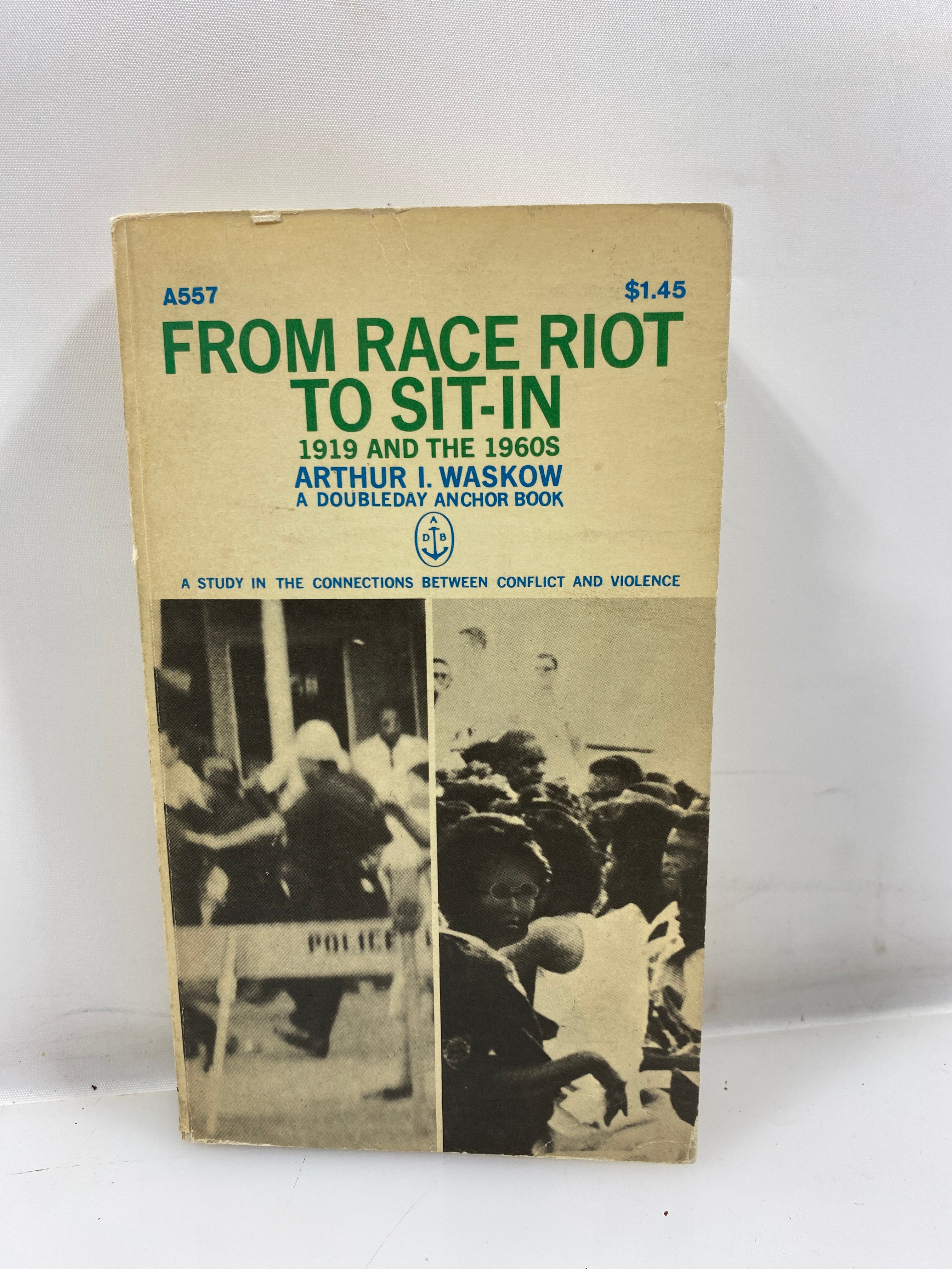 From Race to Riot 1919-1960s by Waskow Ex-library 1967 SC