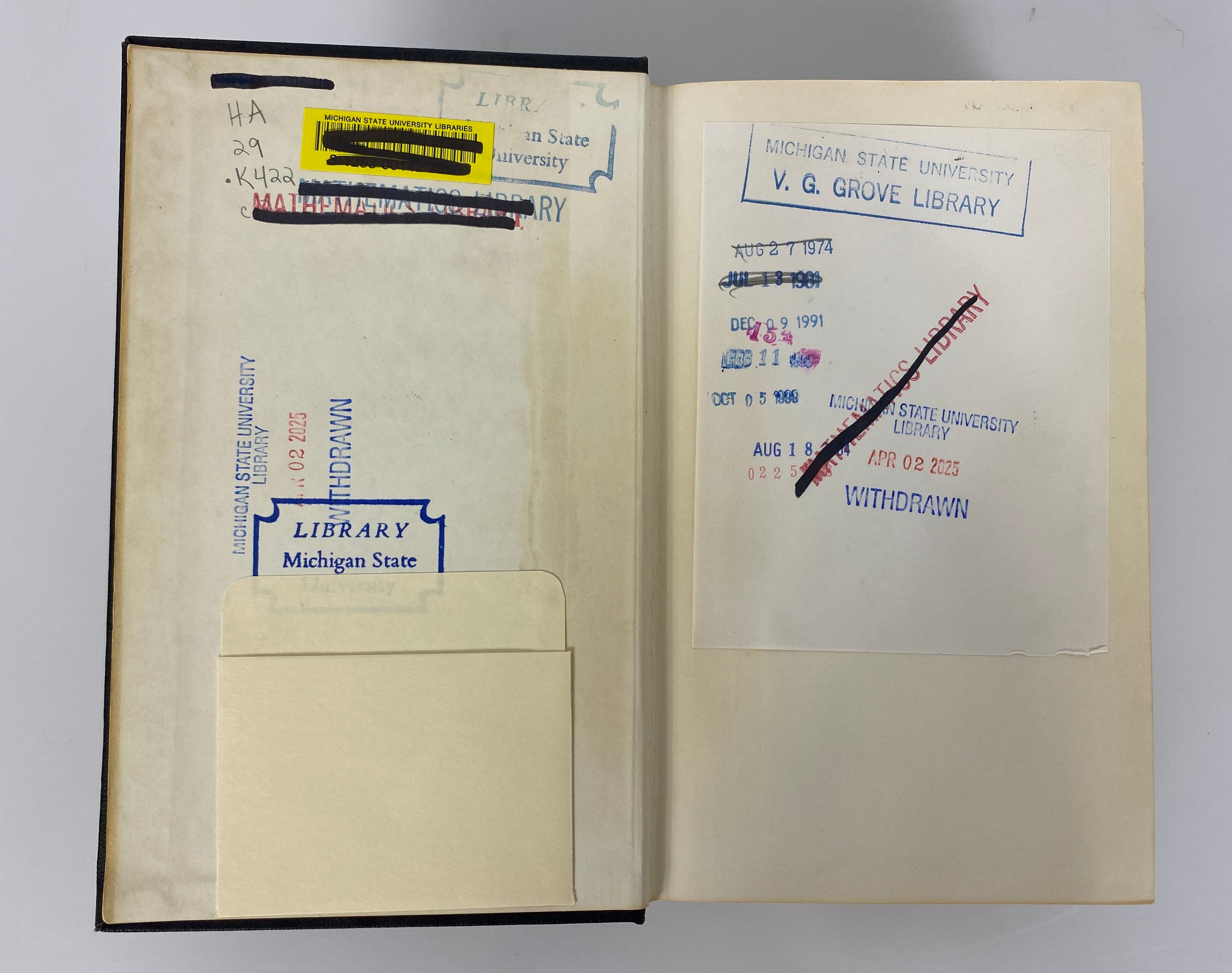 Fundamentals of Statistics by Truman Lee Kelley 1947 Ex-Library HC