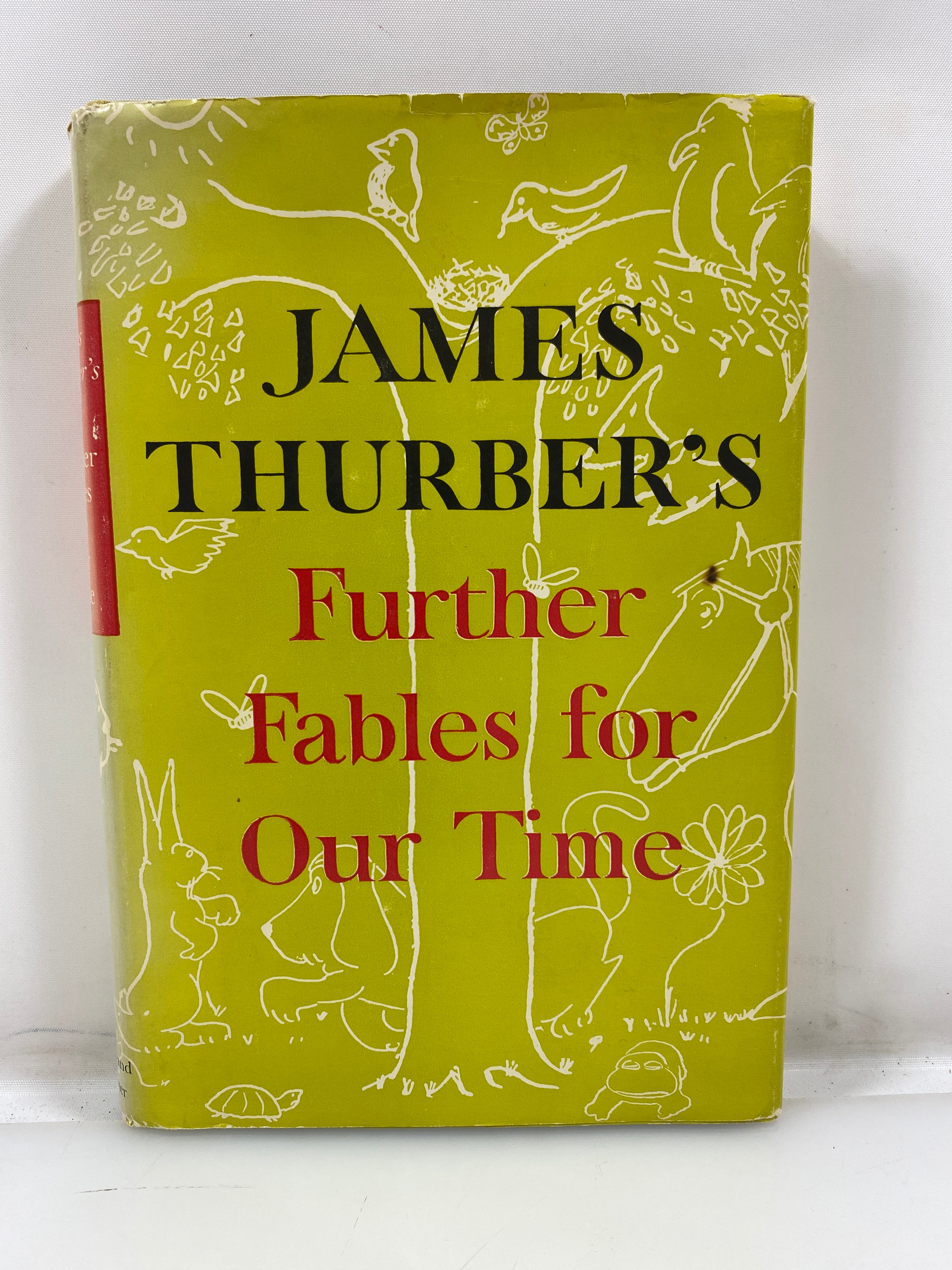 Further Fables of Our Time by Thurber 3rd Print 1956 HCDJ