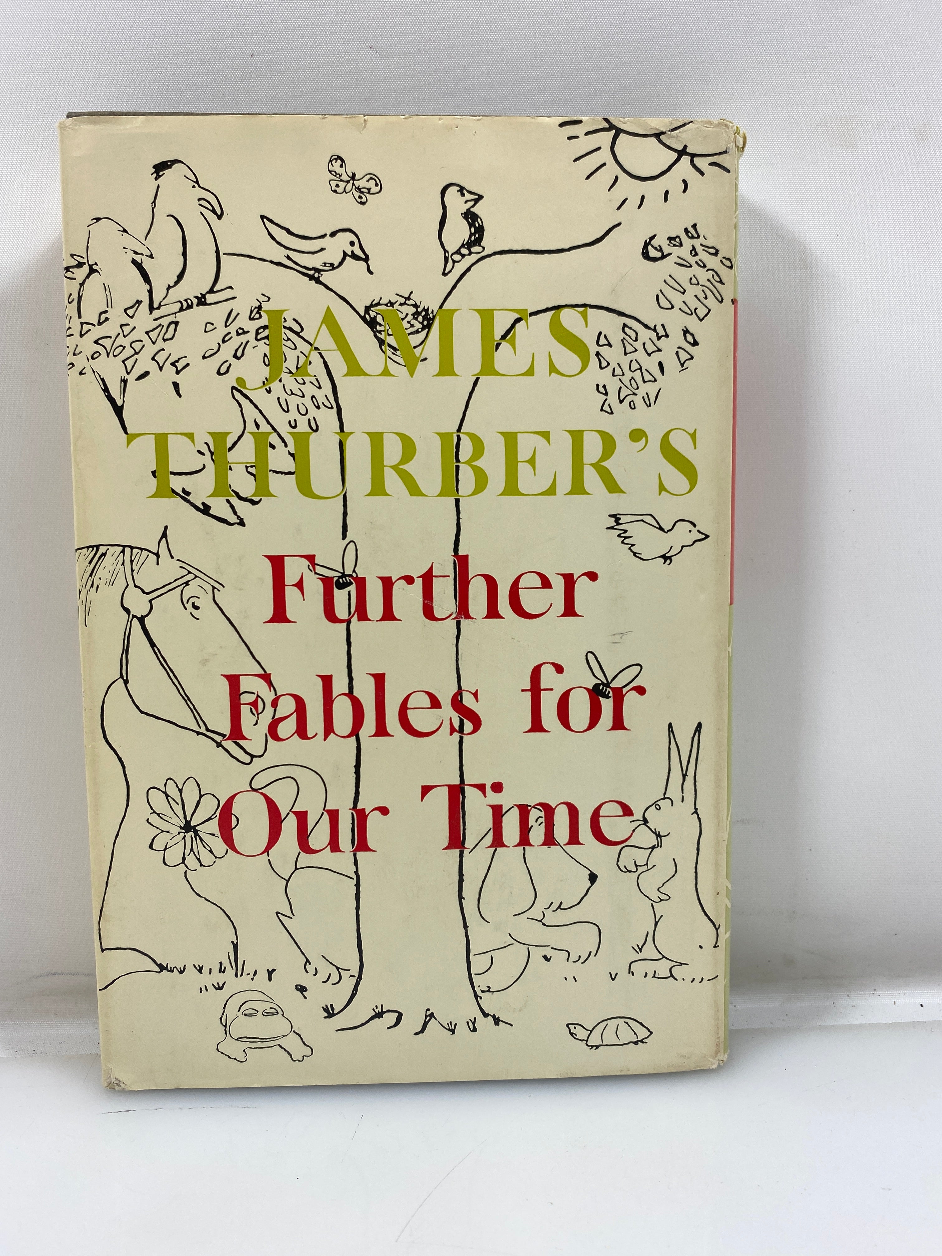 Further Fables of Our Time by Thurber 3rd Print 1956 HCDJ