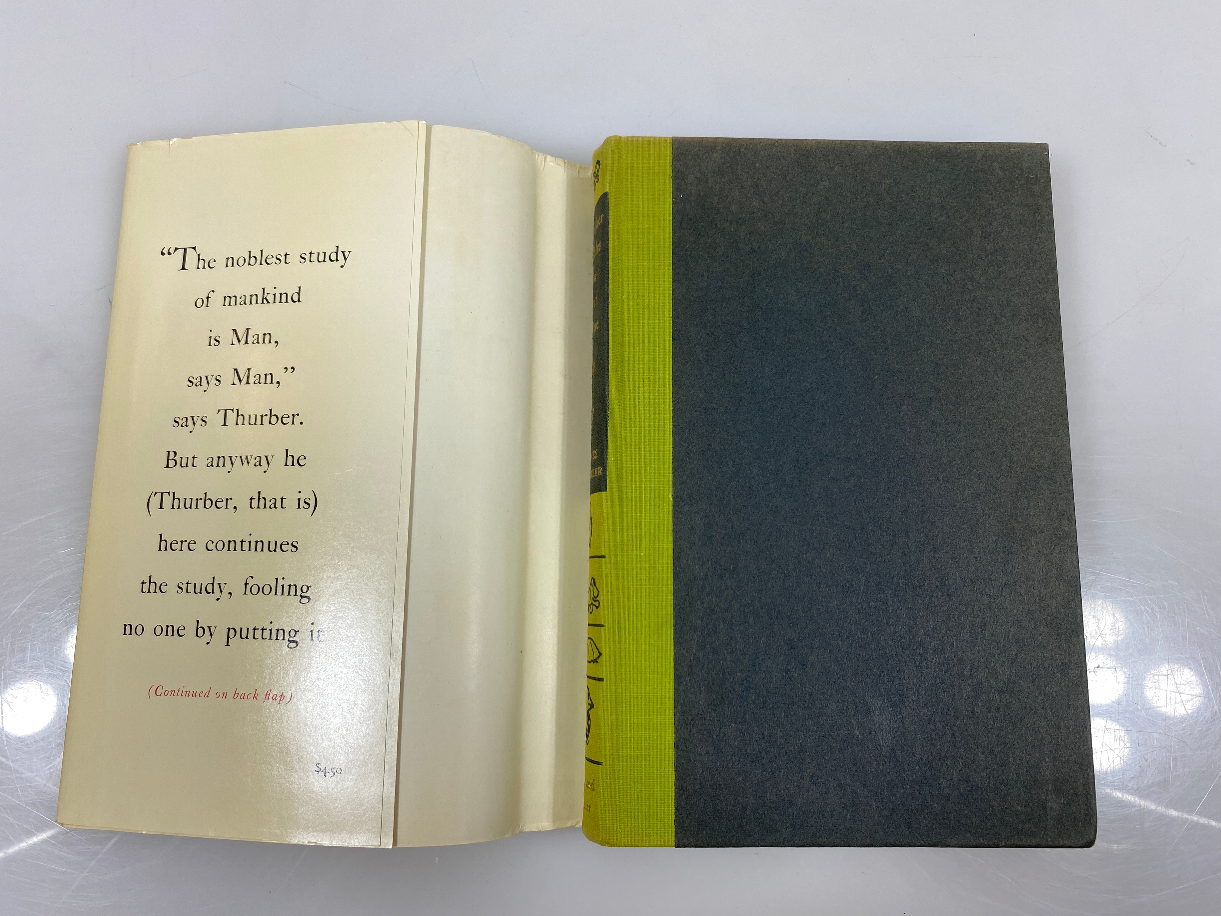 Further Fables of Our Time by Thurber 3rd Print 1956 HCDJ