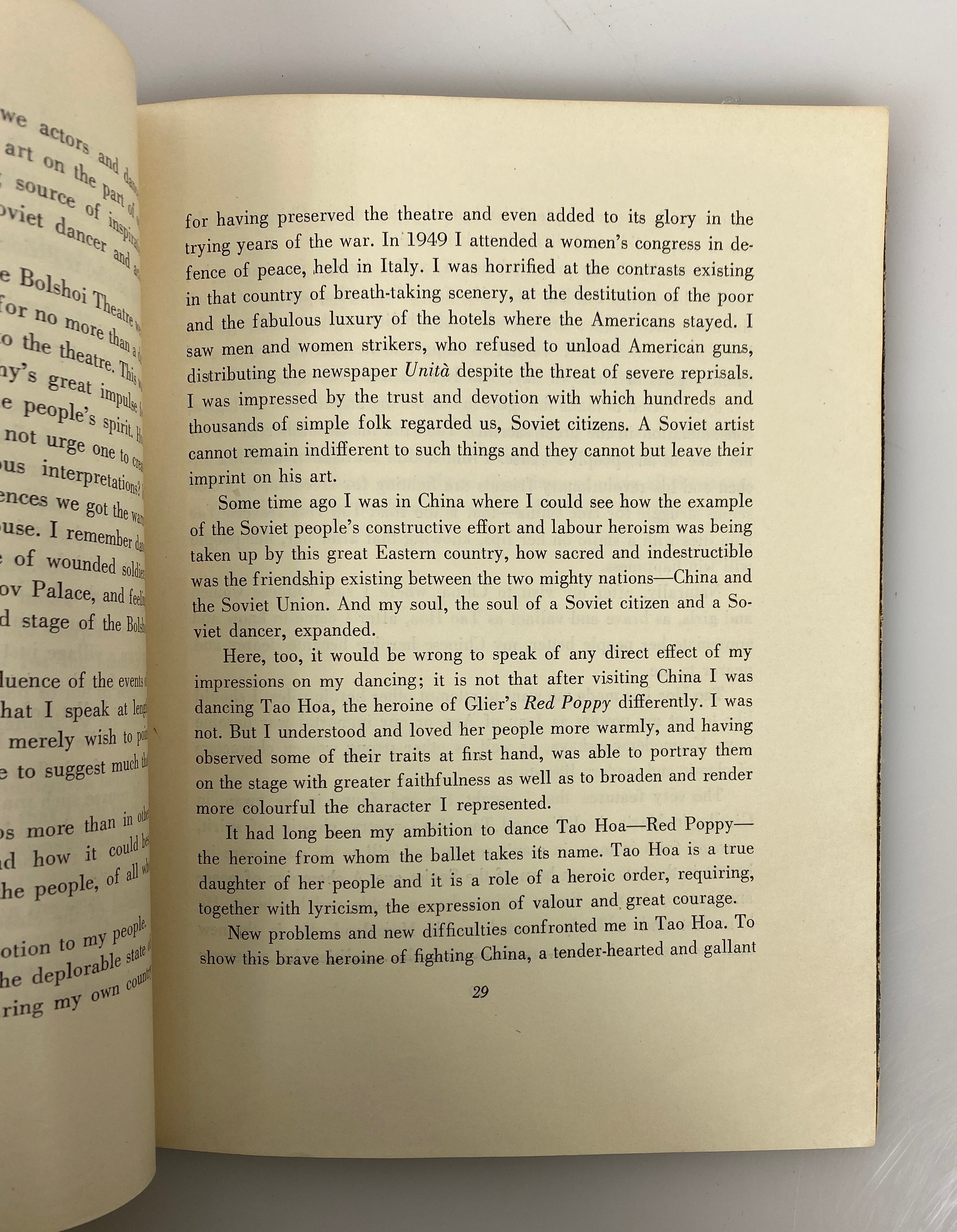 Galina Ulanova The Making of a Ballerina Translated from Russian Vintage SC
