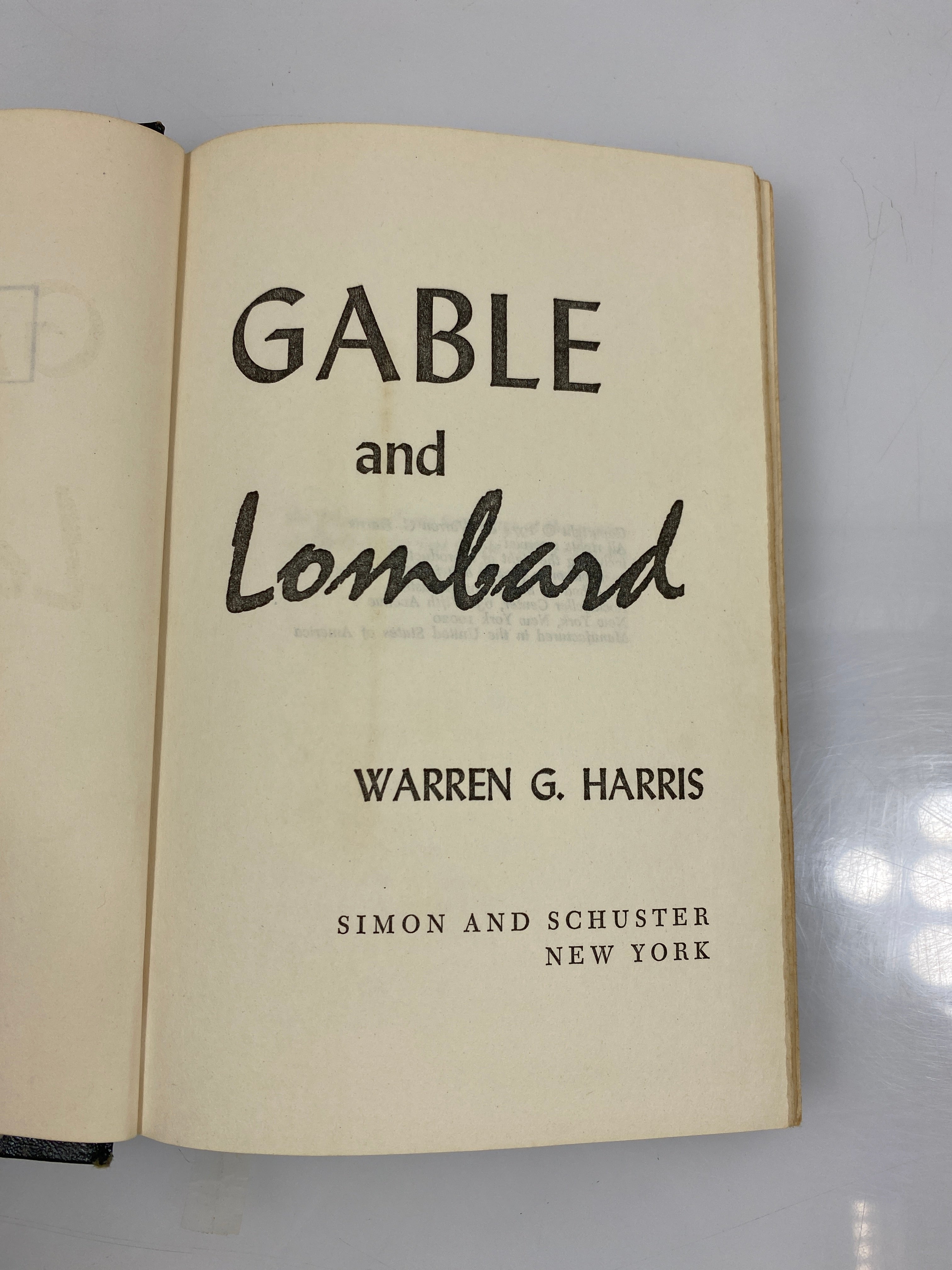 Gamble and Lombard by Warren G. Harris 1974 HCDJ