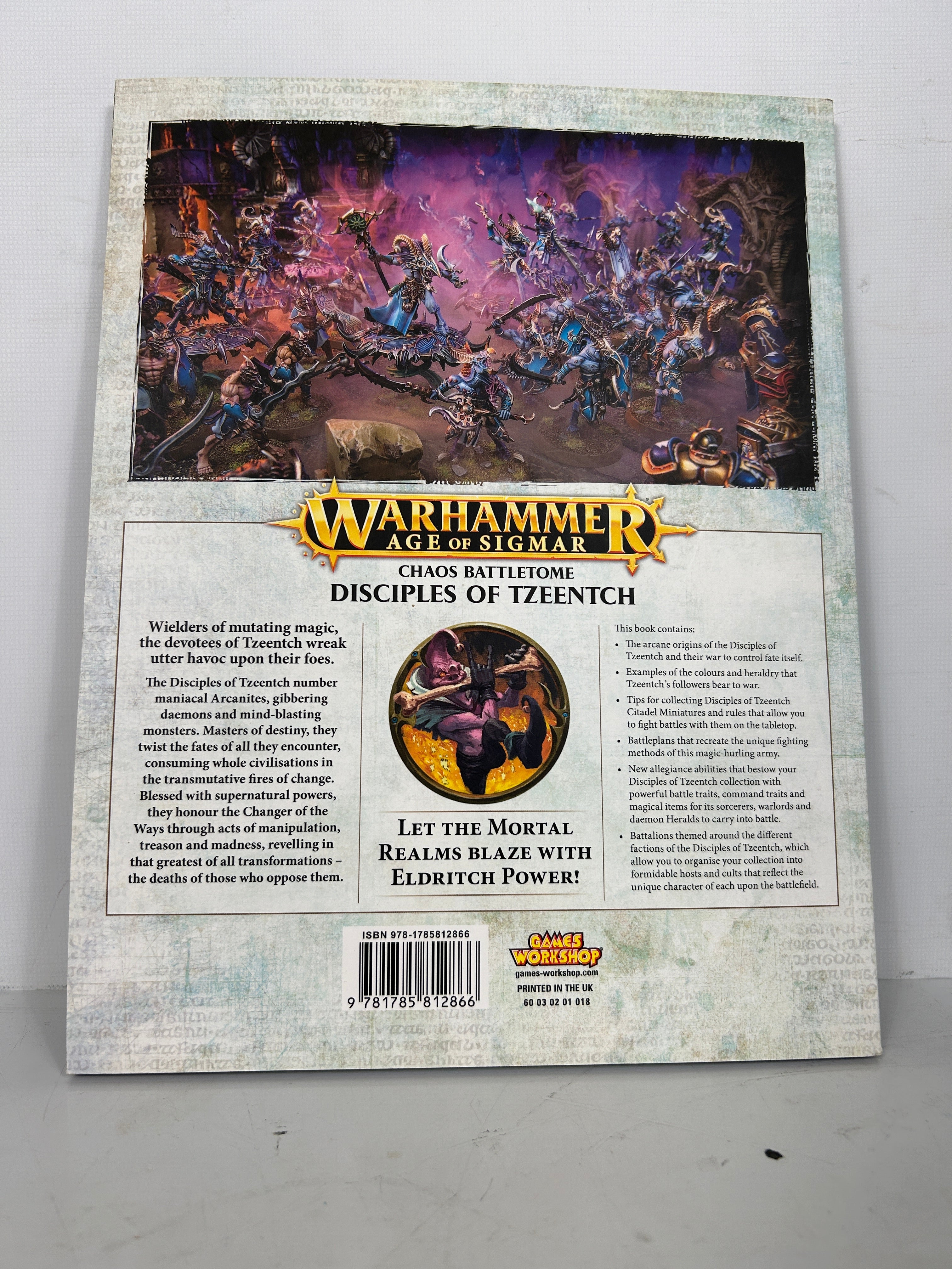 Games Workshop Warhammer Age of Sigmar: Chaos Battletome - Disciples of Tzeentch
