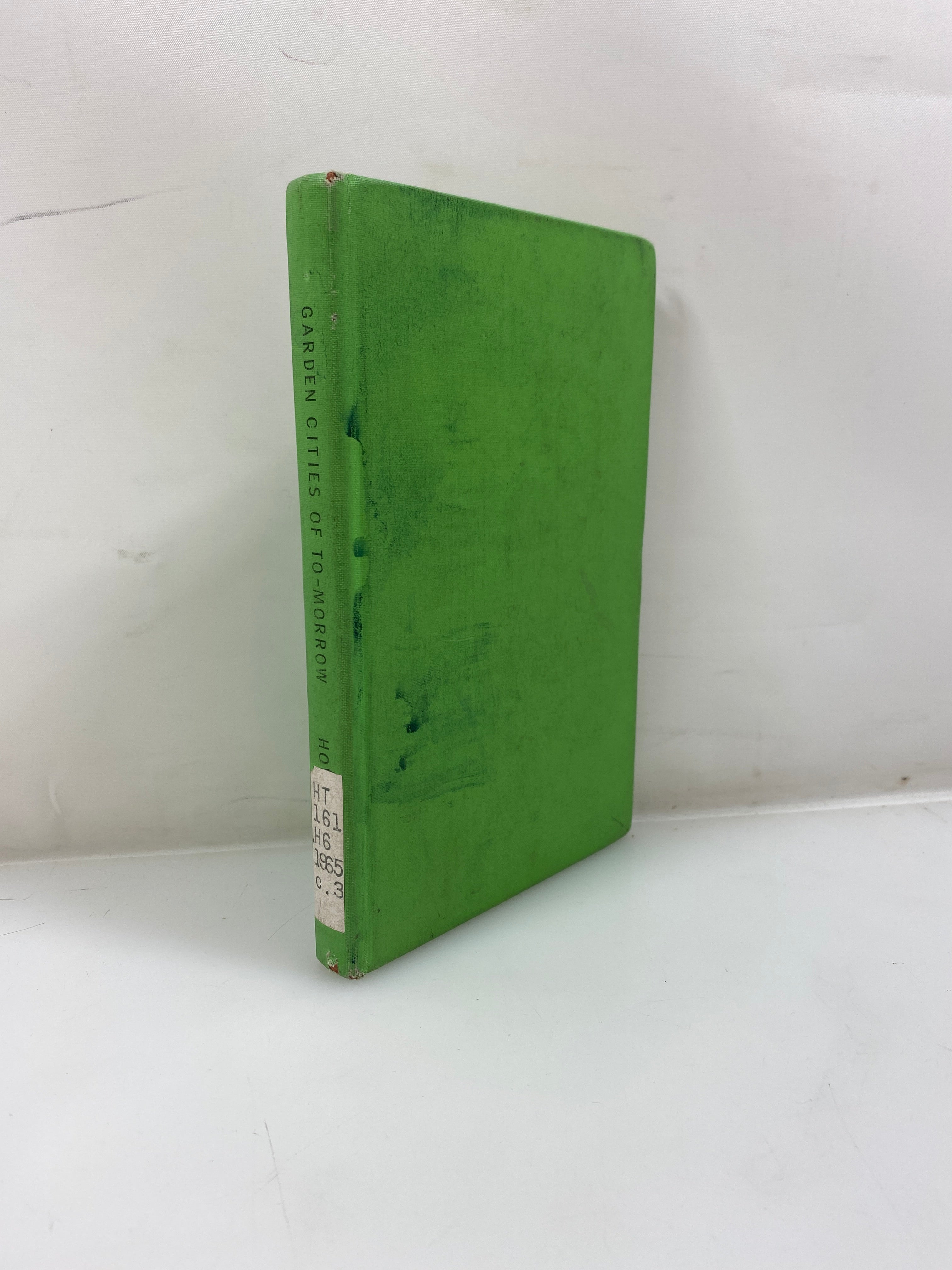 Garden Cities of To-Morrow by Howard MIT Press Ex-library 1966 HC