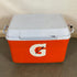 Gatorade Orange Flip Up Lid Cooler