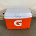 Gatorade Orange Flip Up Lid Cooler