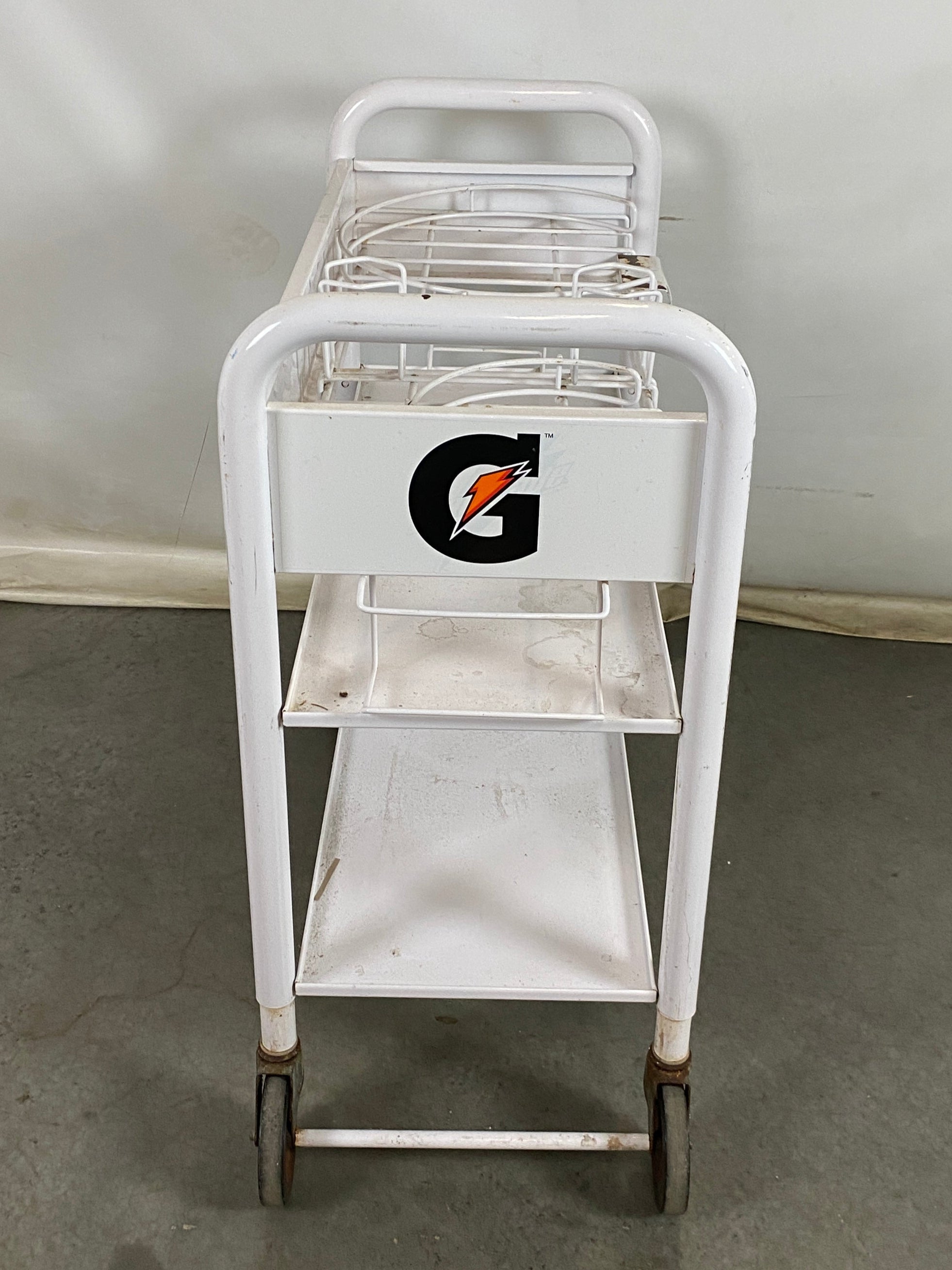 Gatorade White Double Cooler Cart