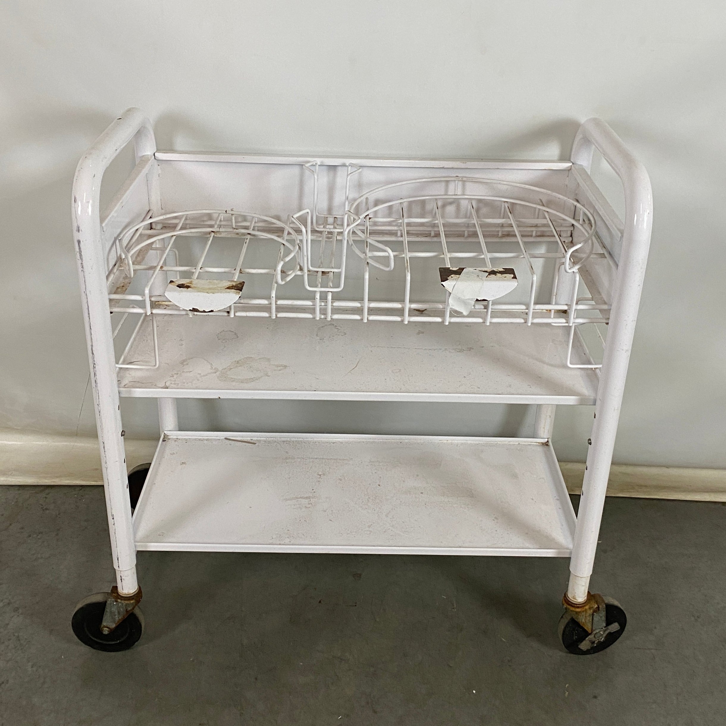 Gatorade White Double Cooler Cart