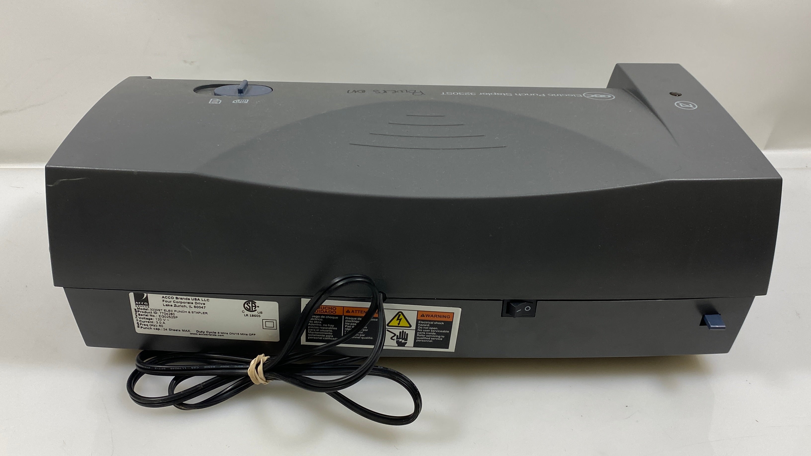 GBC #3230ST Electric Punch Stapler