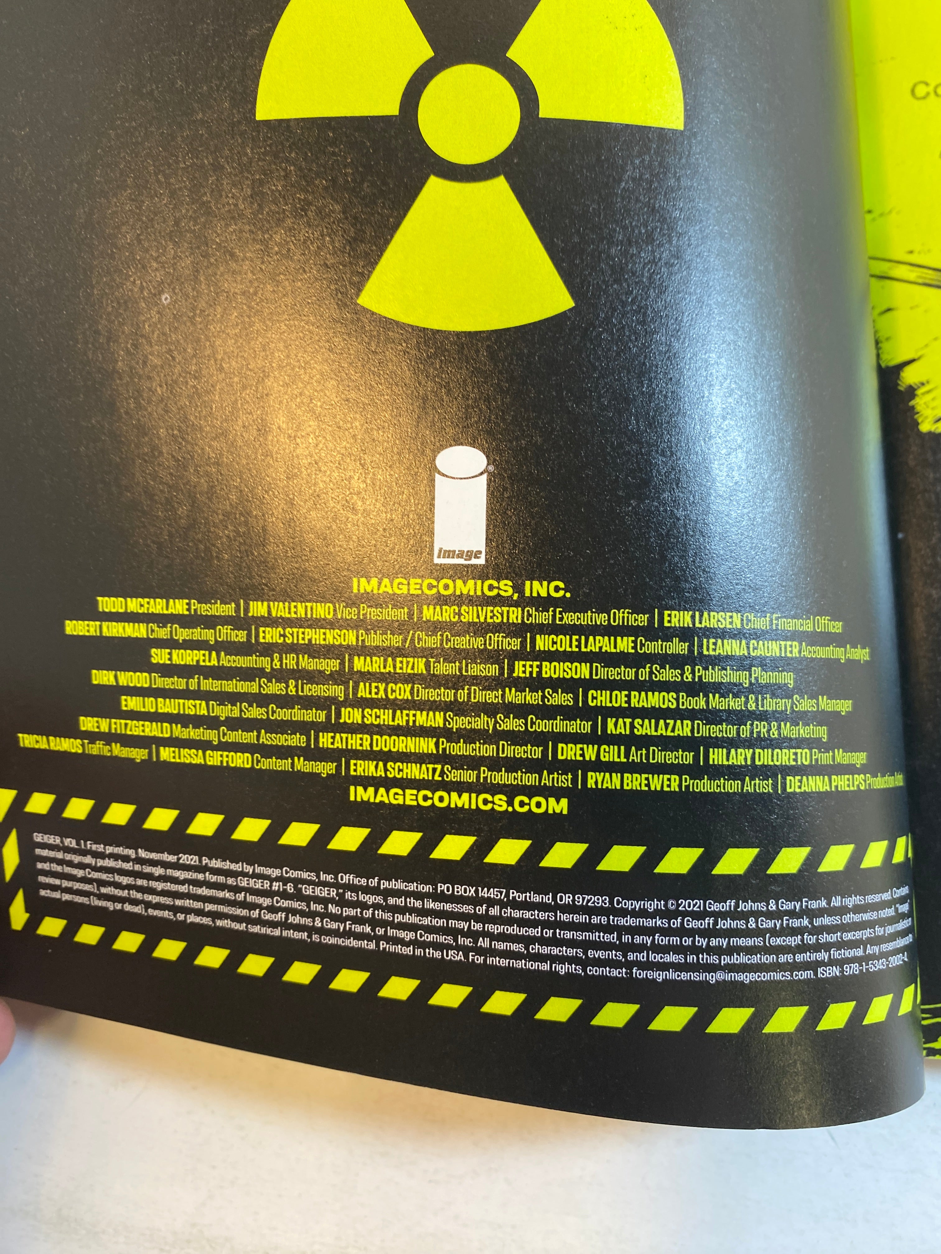 Geiger Johns Frank Anderson Graphic Novel SC 2021