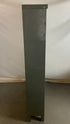 General Fireproofing Grey Barrister Glass Front Cabinet w/ Metal Base