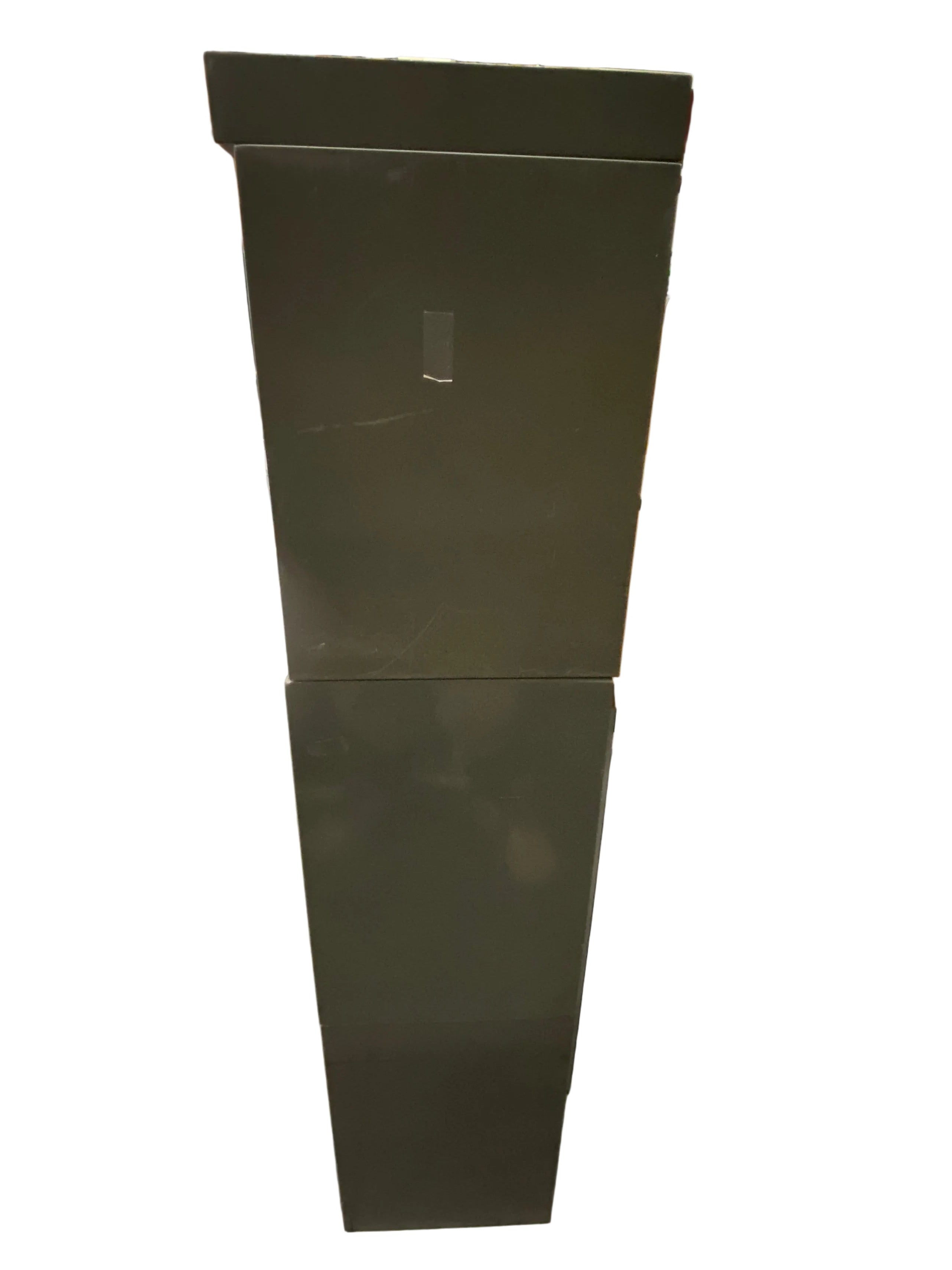 General Fireproofing Grey Barrister Glass Front Doors Cabinet w/ Metal Base
