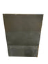 General Fireproofing Grey Barrister Glass Front Doors Cabinet w/ Metal Base