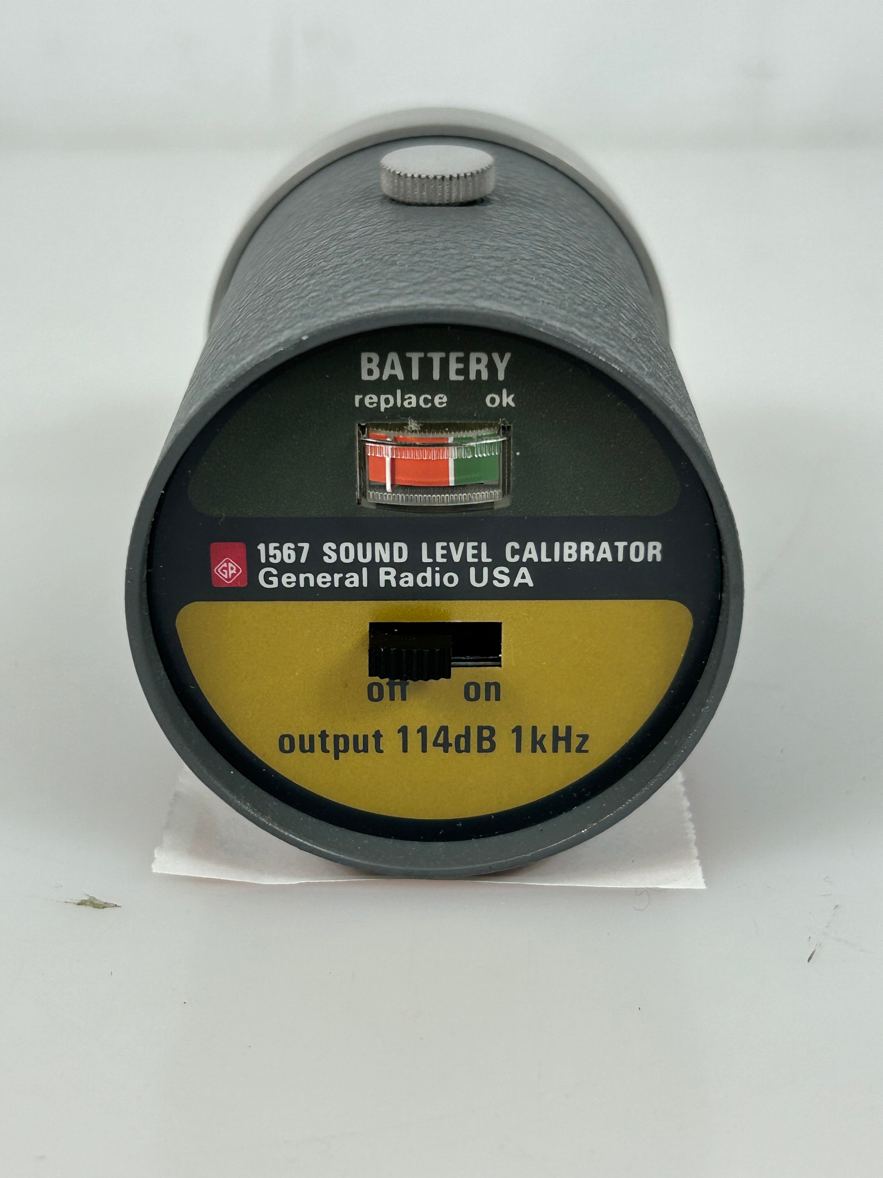 General Radio Company Type 1565-B Sound Level Meter w/ Case and Calibrator