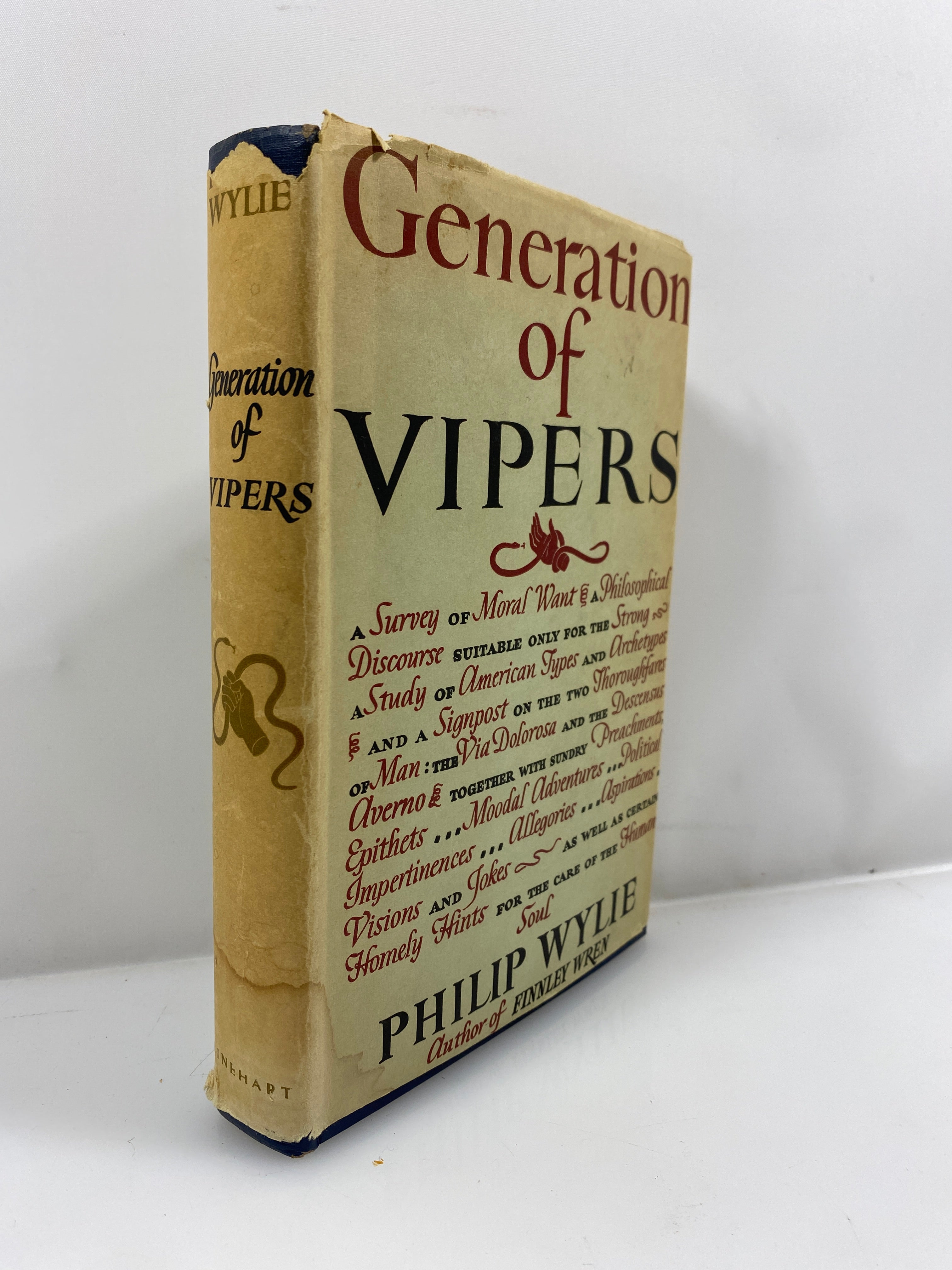 Generation of Vipers by Philip Wylie 1942 HCDJ