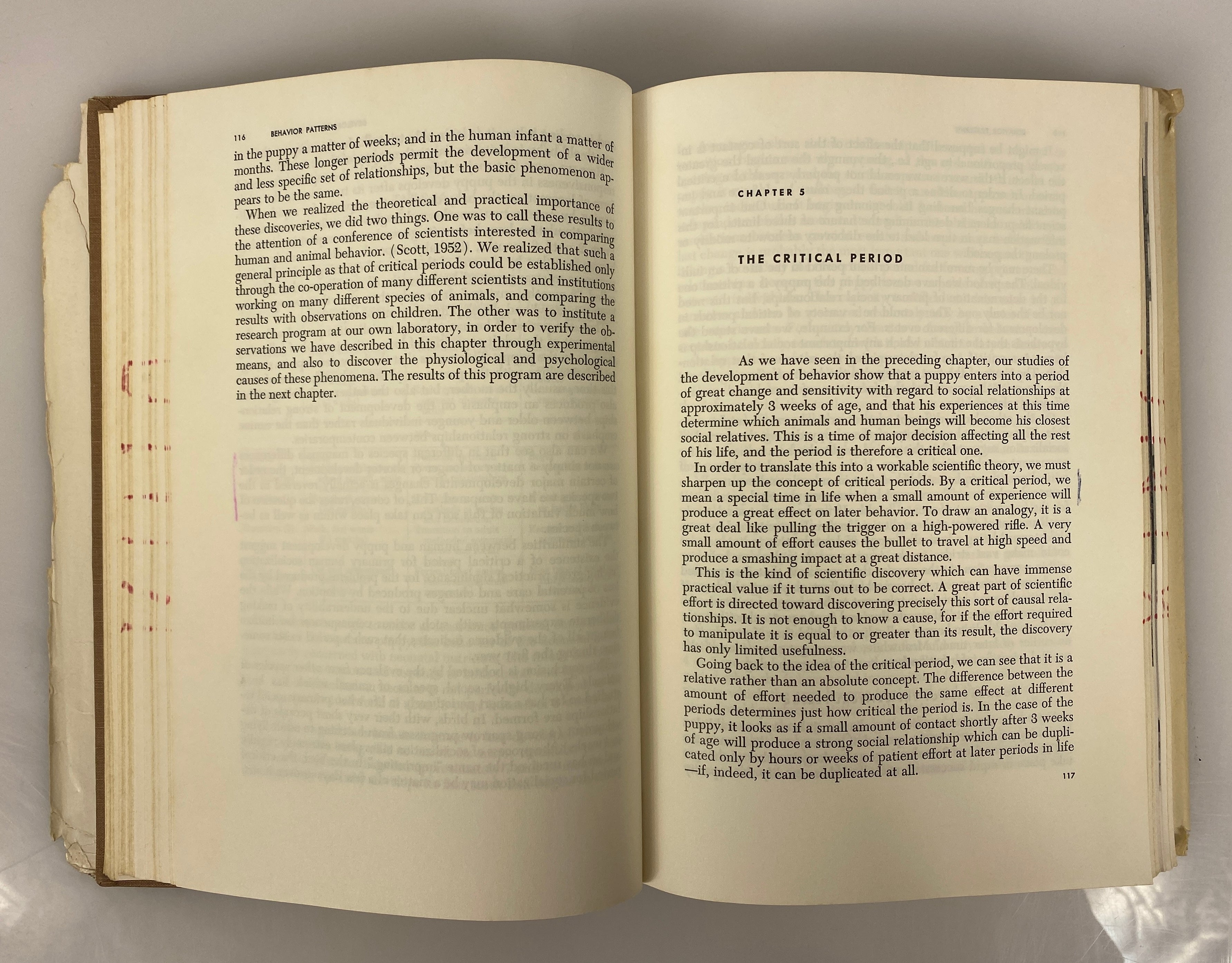 Genetics and the Social Behavior of the Dog Scott/Fuller 1965 Signed HC DJ