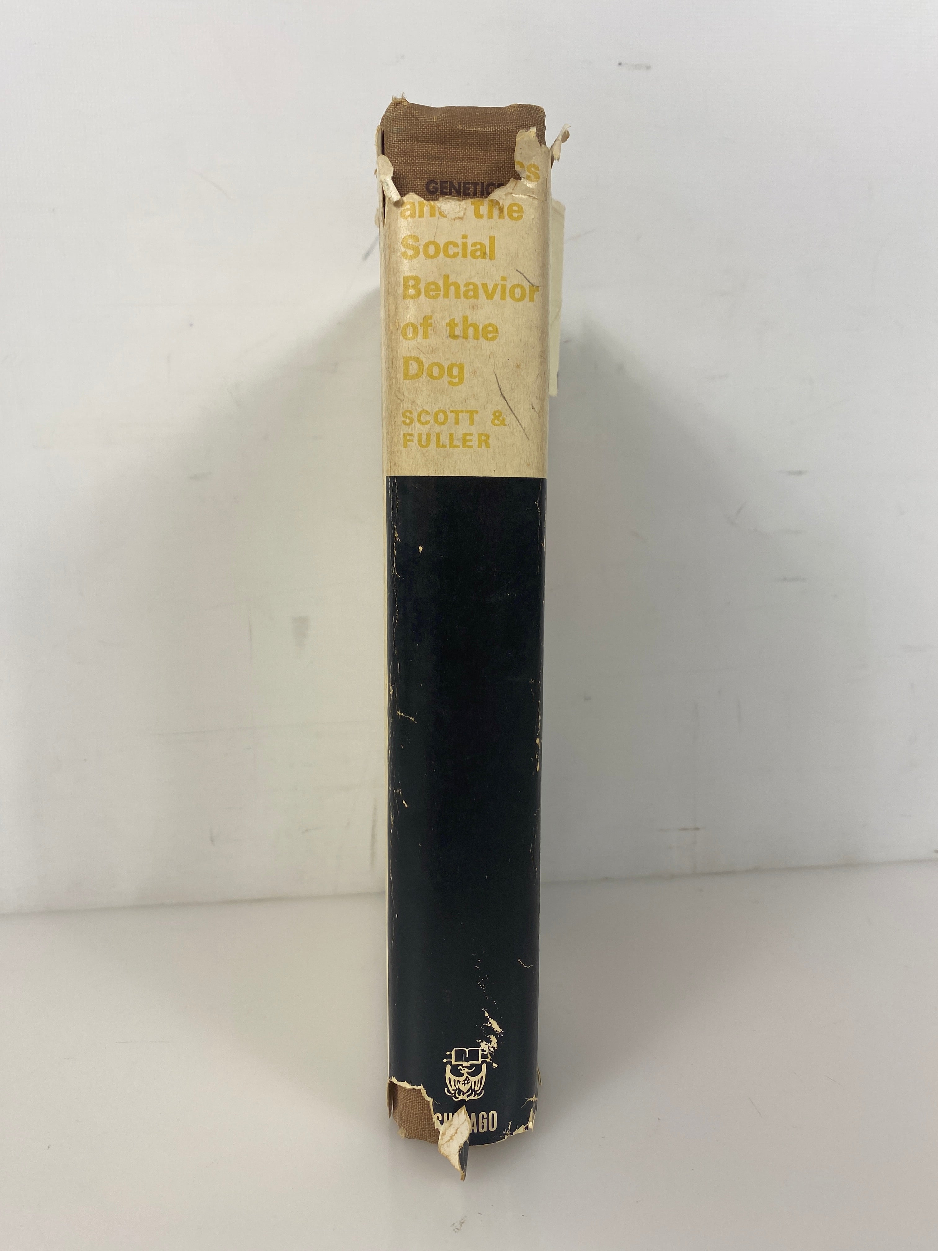 Genetics and the Social Behavior of the Dog Scott/Fuller 1965 Signed HC DJ