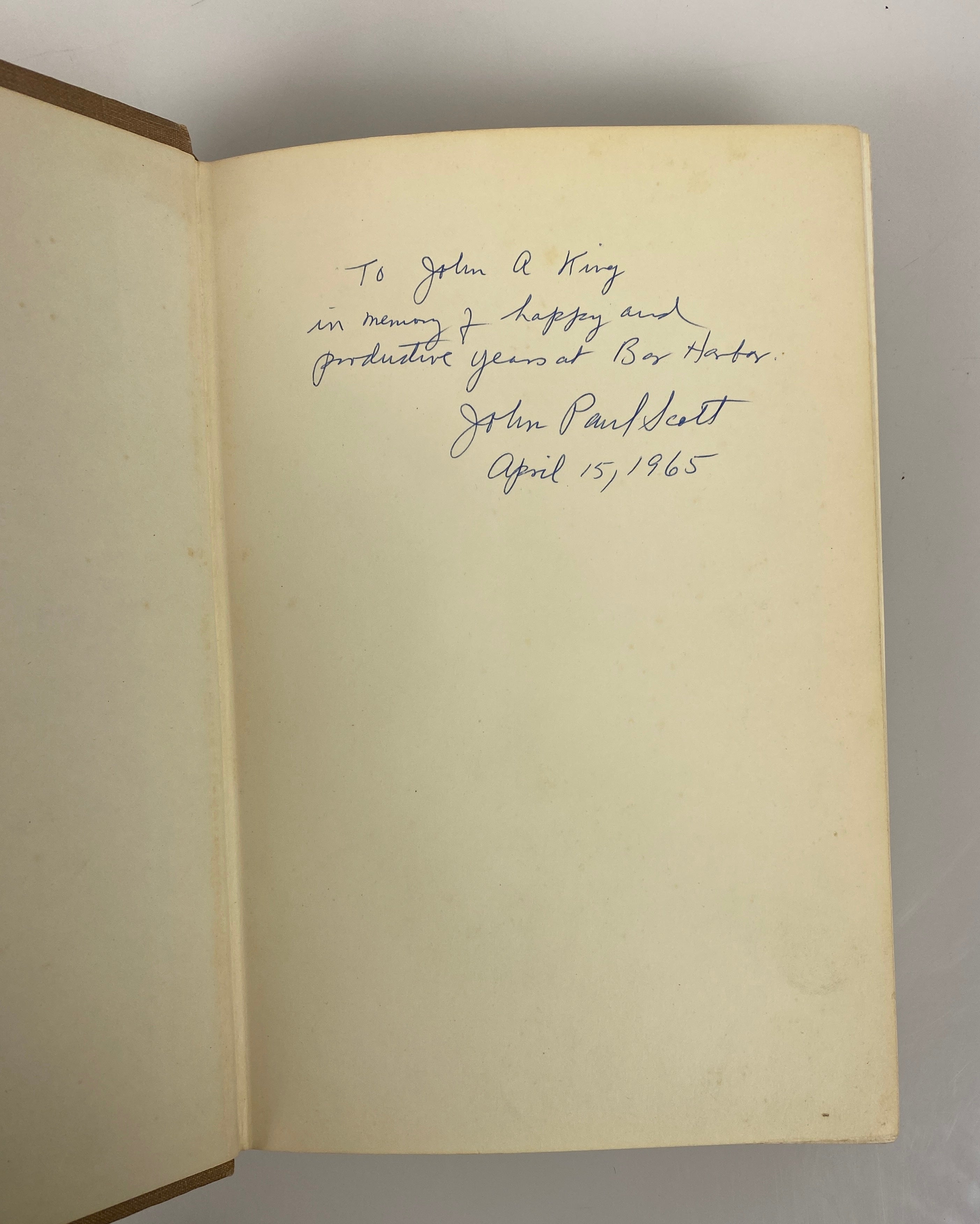 Genetics and the Social Behavior of the Dog Scott/Fuller 1965 Signed HC DJ