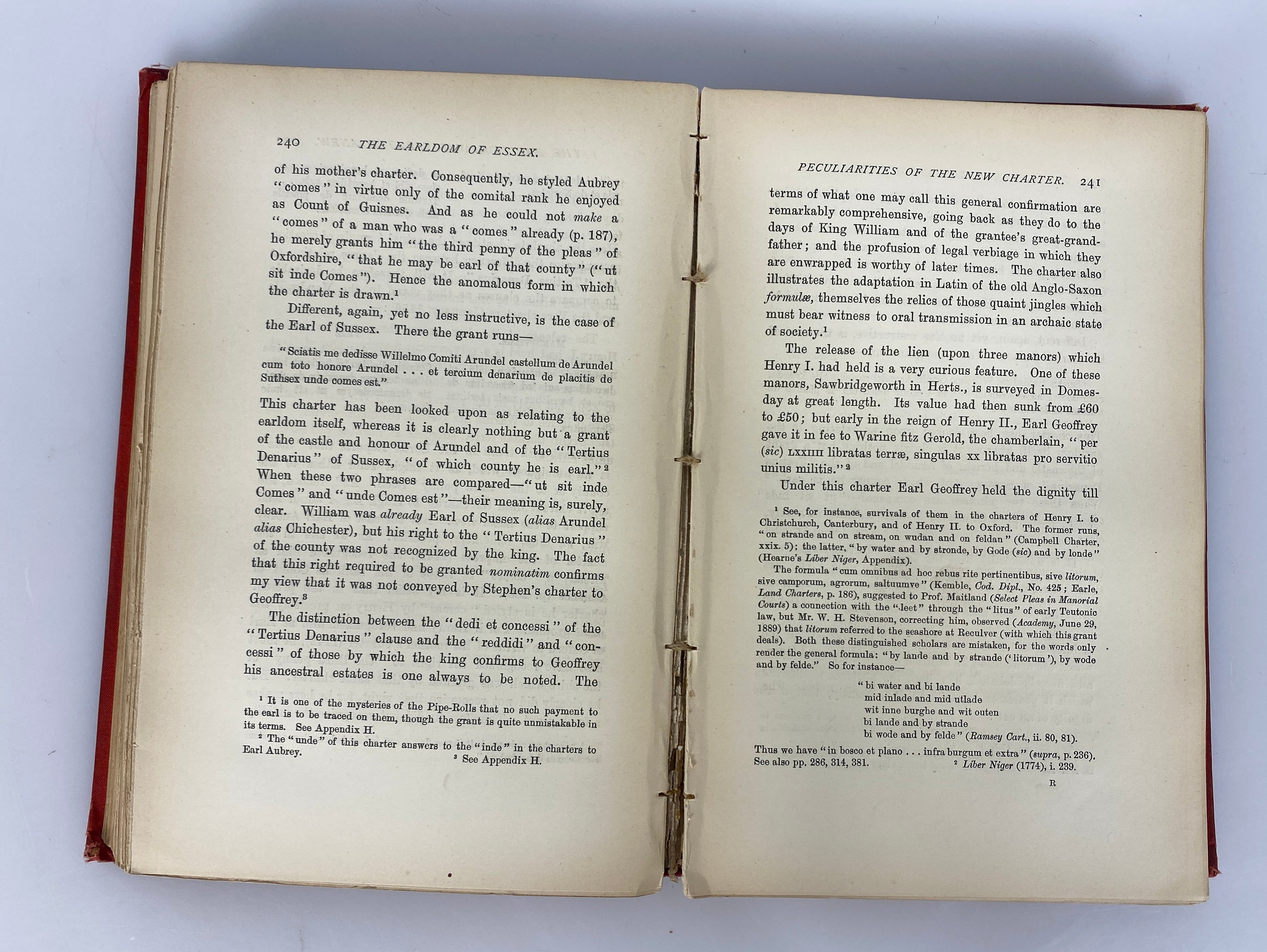 Geoffrey de Mandeville A Study of the Anarchy by Round 1892 Antique Ex-Library