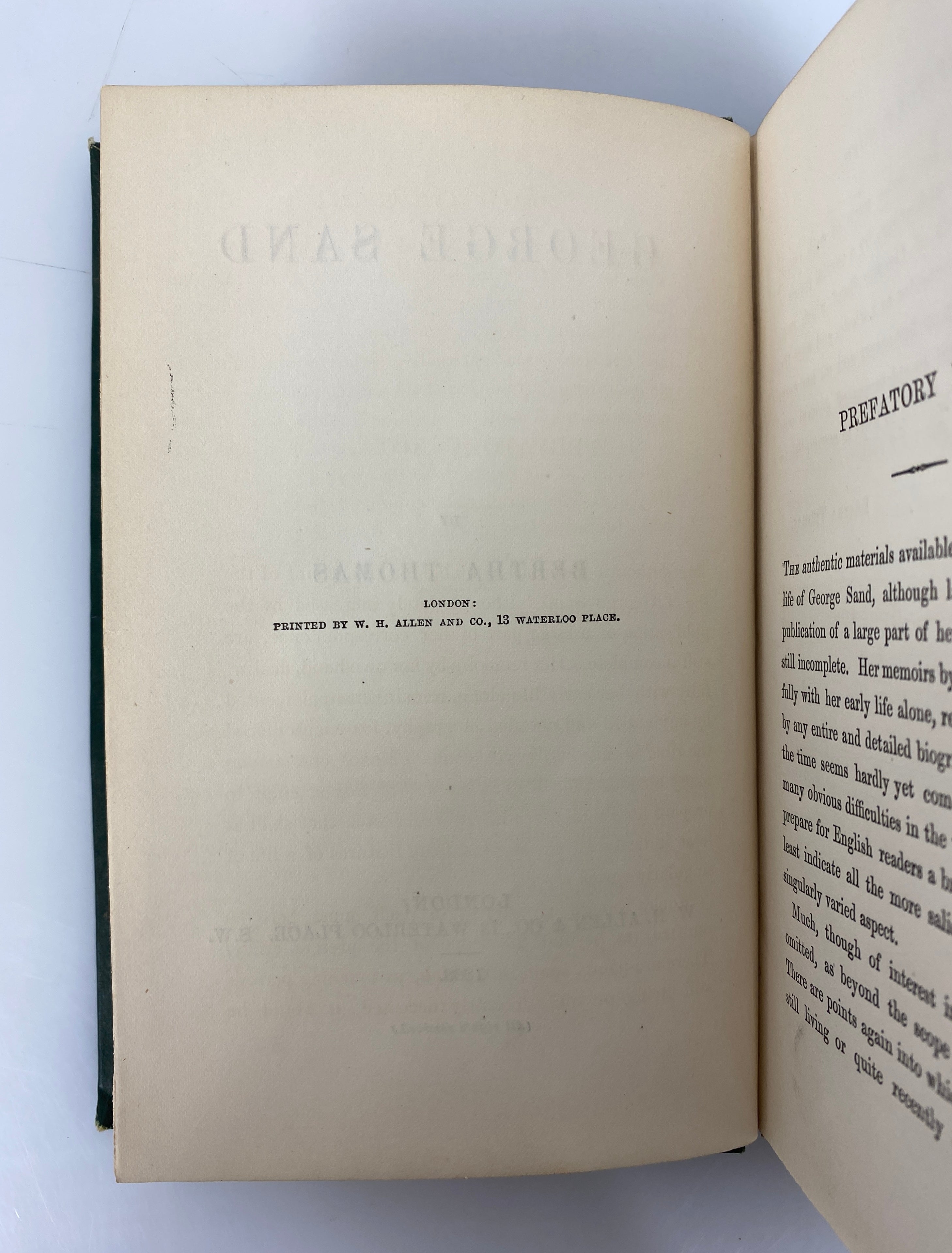George Sand by Thomas 1883 Eminent Women Series Antique HC