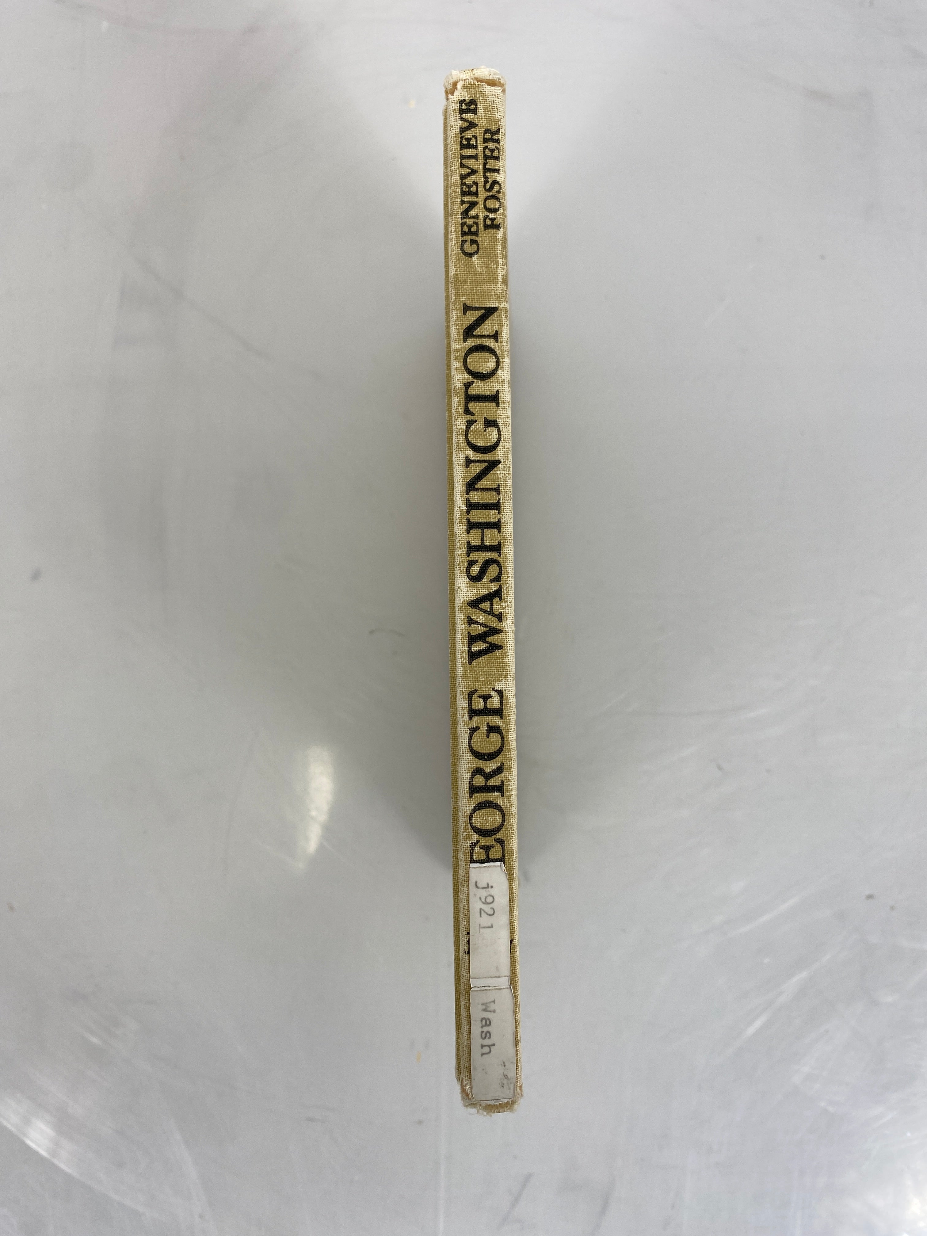 George Washington an Initial Biography by Foster 1949 Ex-Library HC