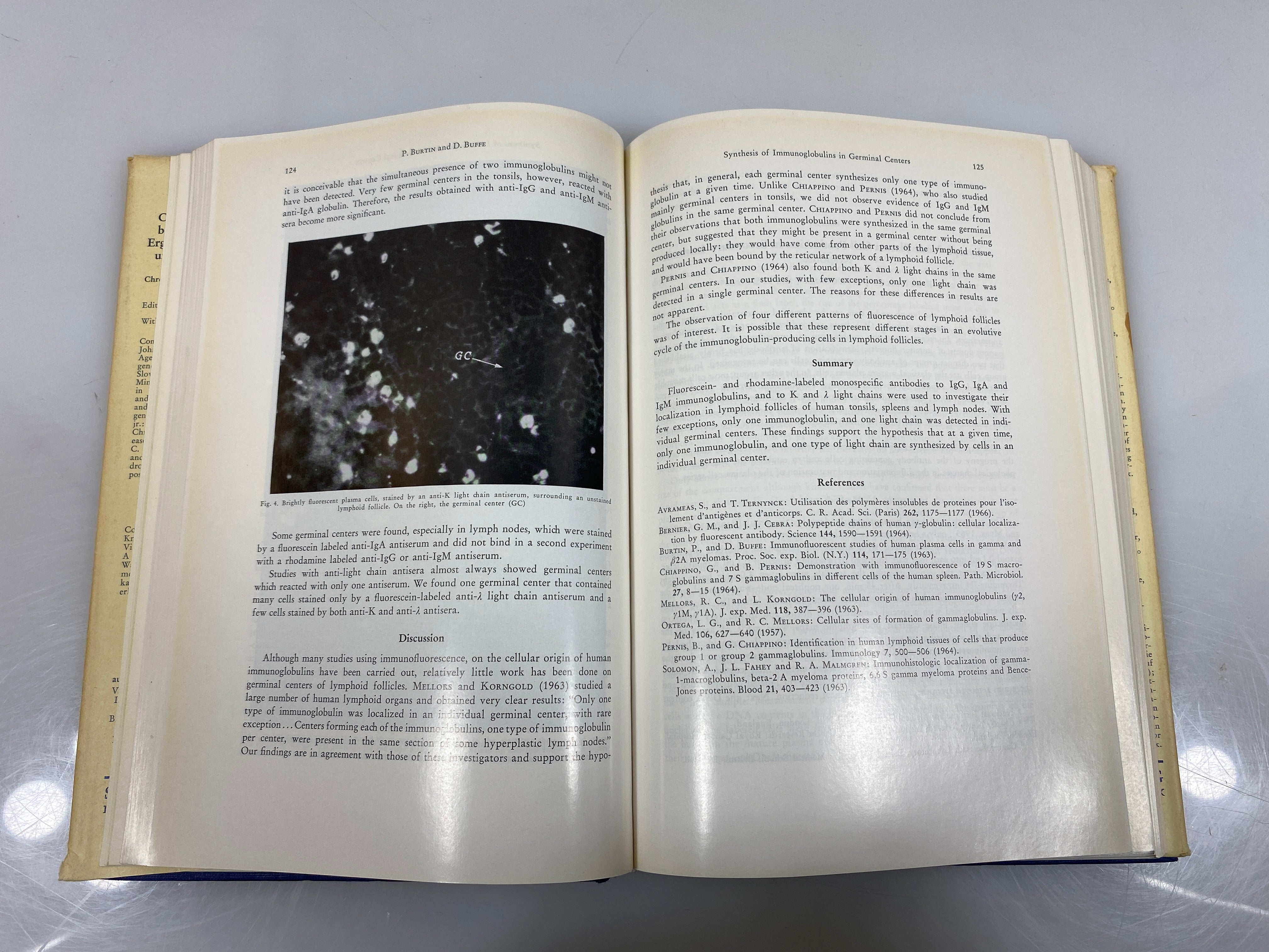 Germinal Centers in Immune Responses Symposium 1967 Ex-library HCDJ