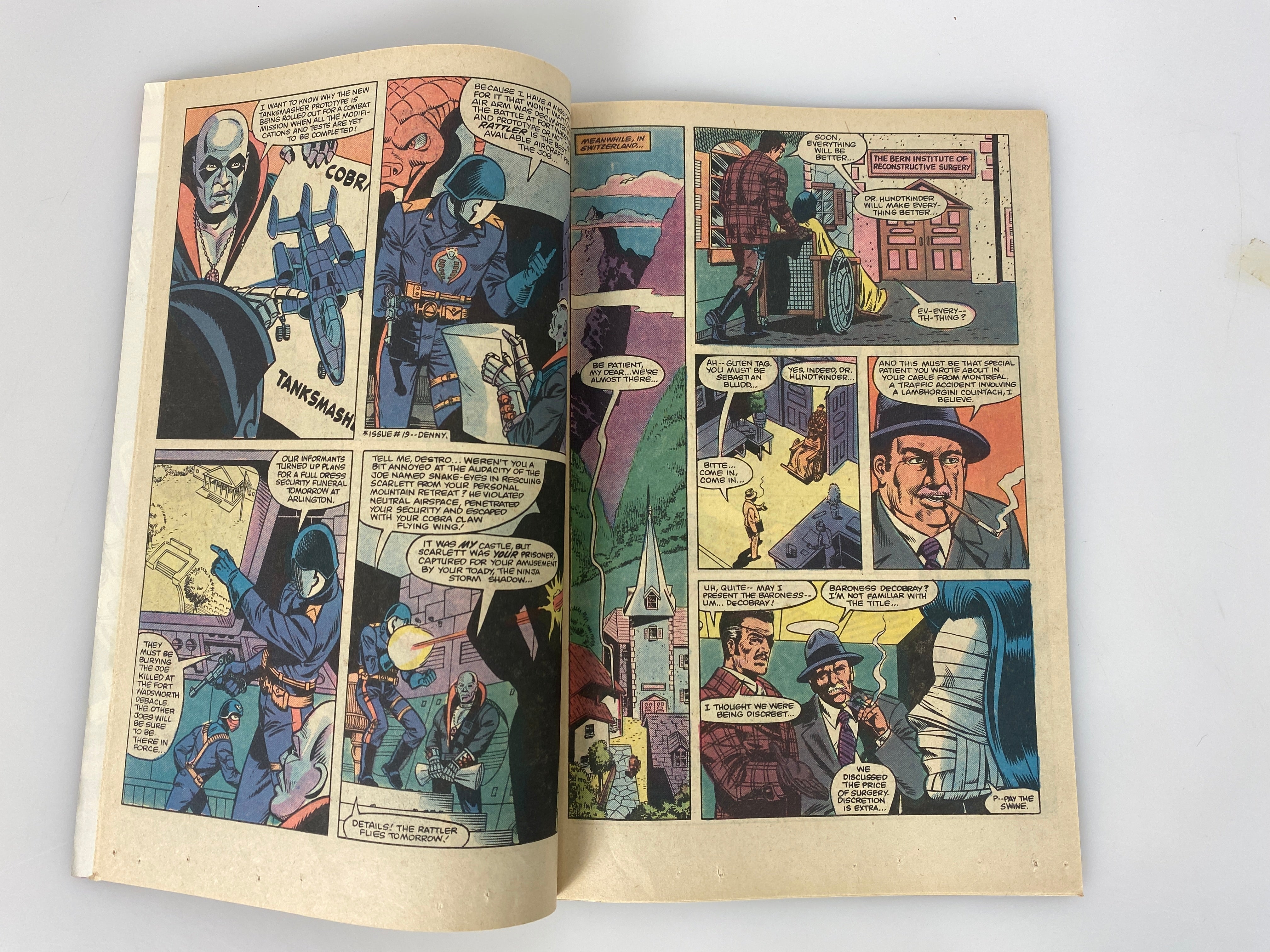 Gi Joe 22 Marvel Comic First Duke/Roadblock 1984
