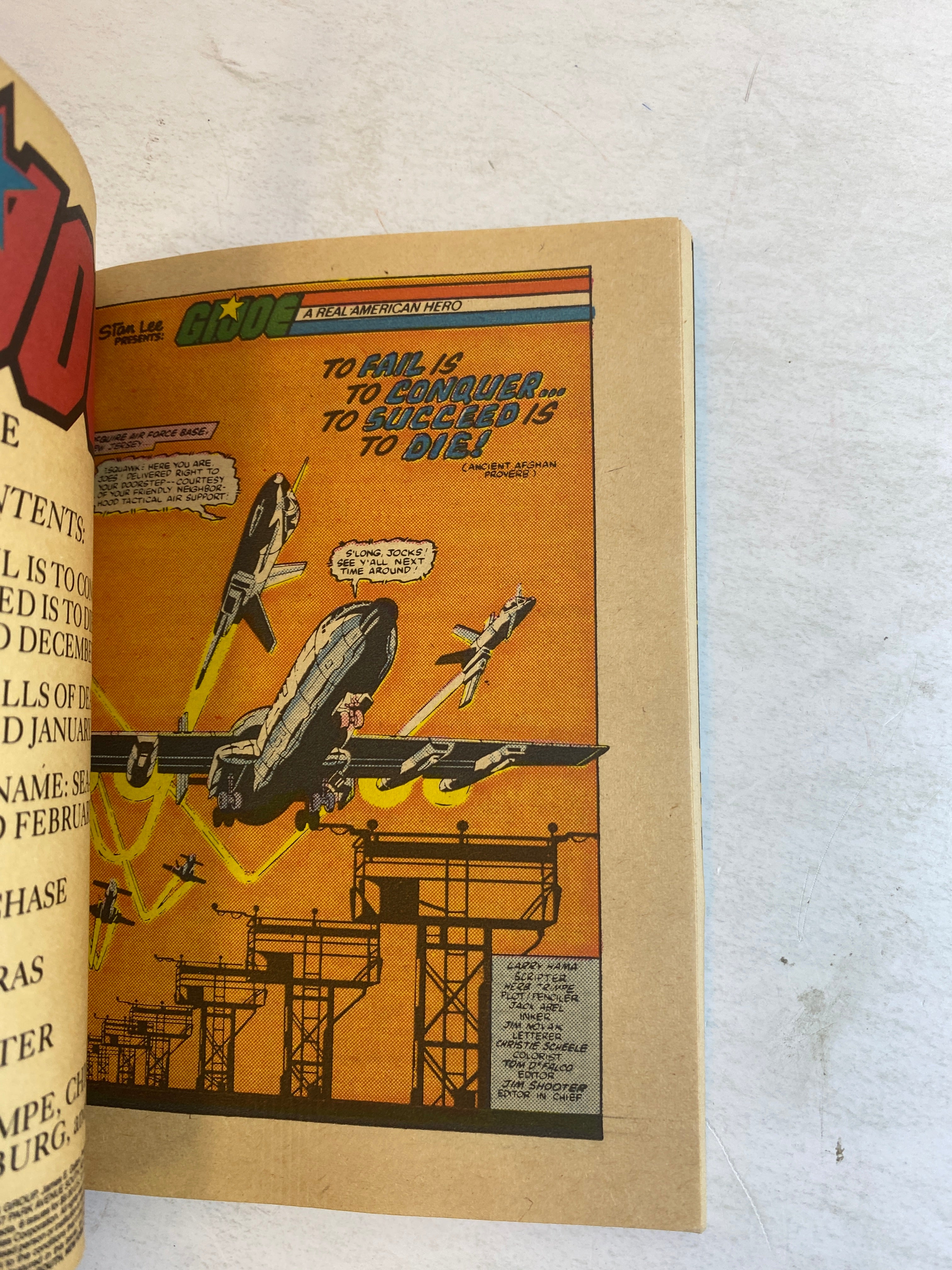 GI Joe Digest-Size Marvel Comic #3 April 1987