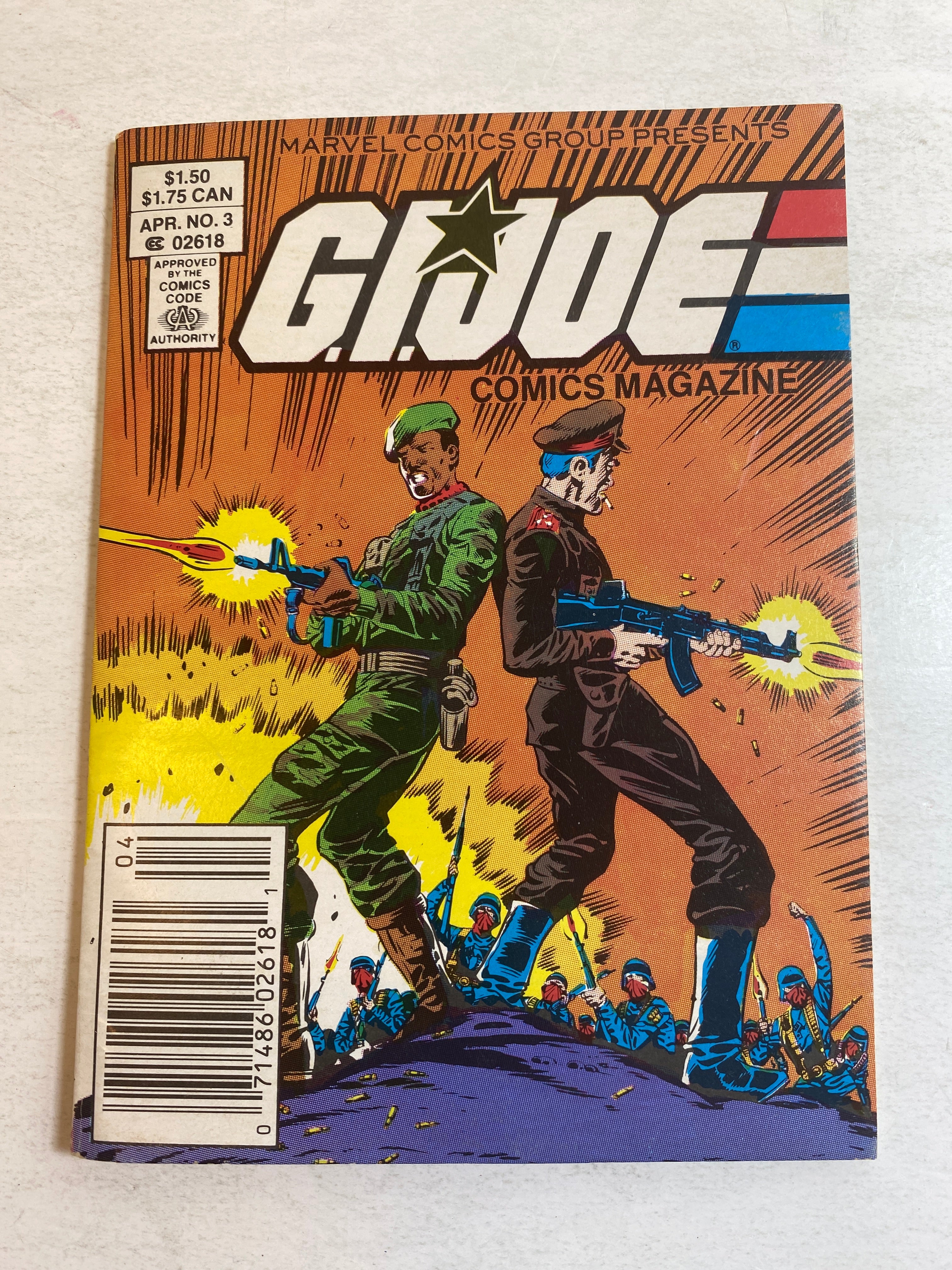 GI Joe Digest-Size Marvel Comic #3 April 1987