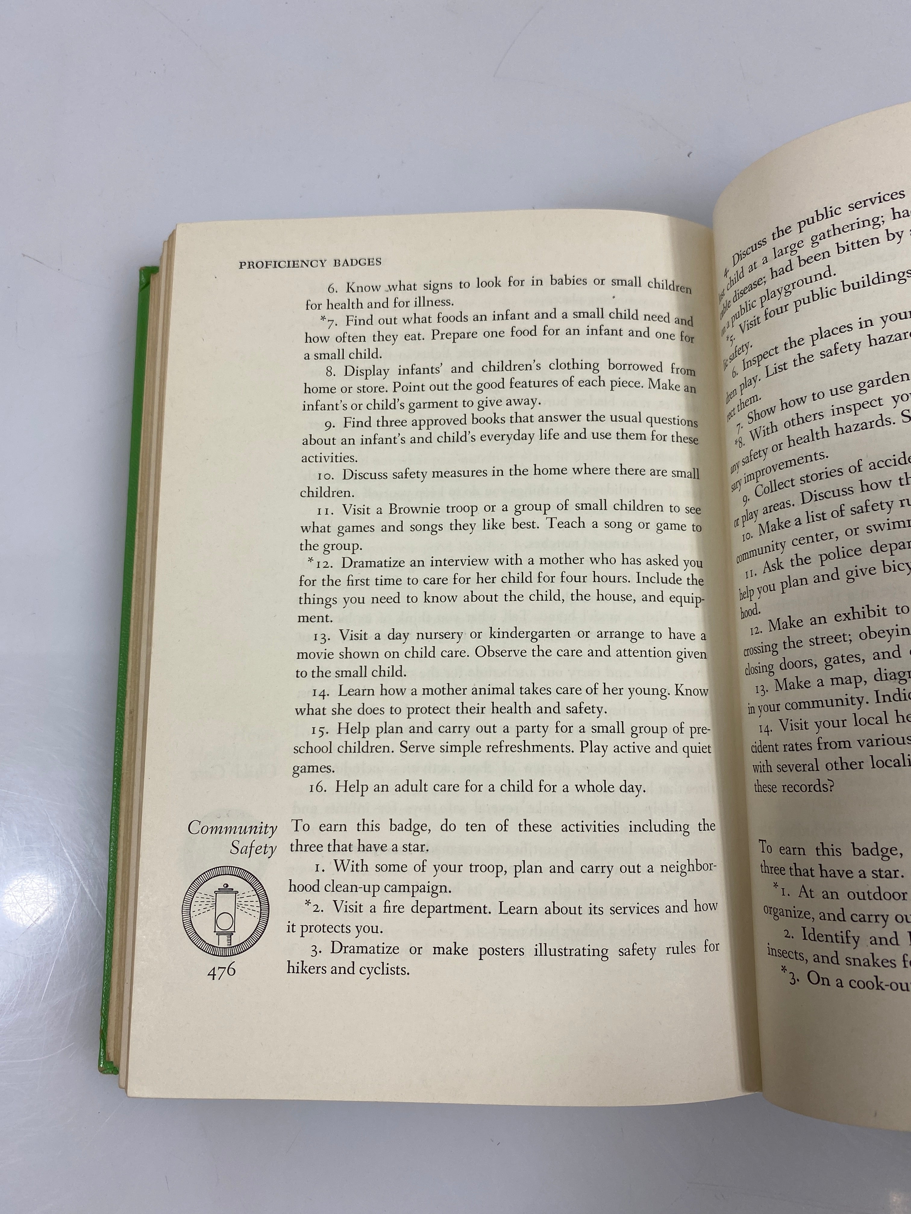 Girl Scout Handbook 18th Impression September 1958 HC